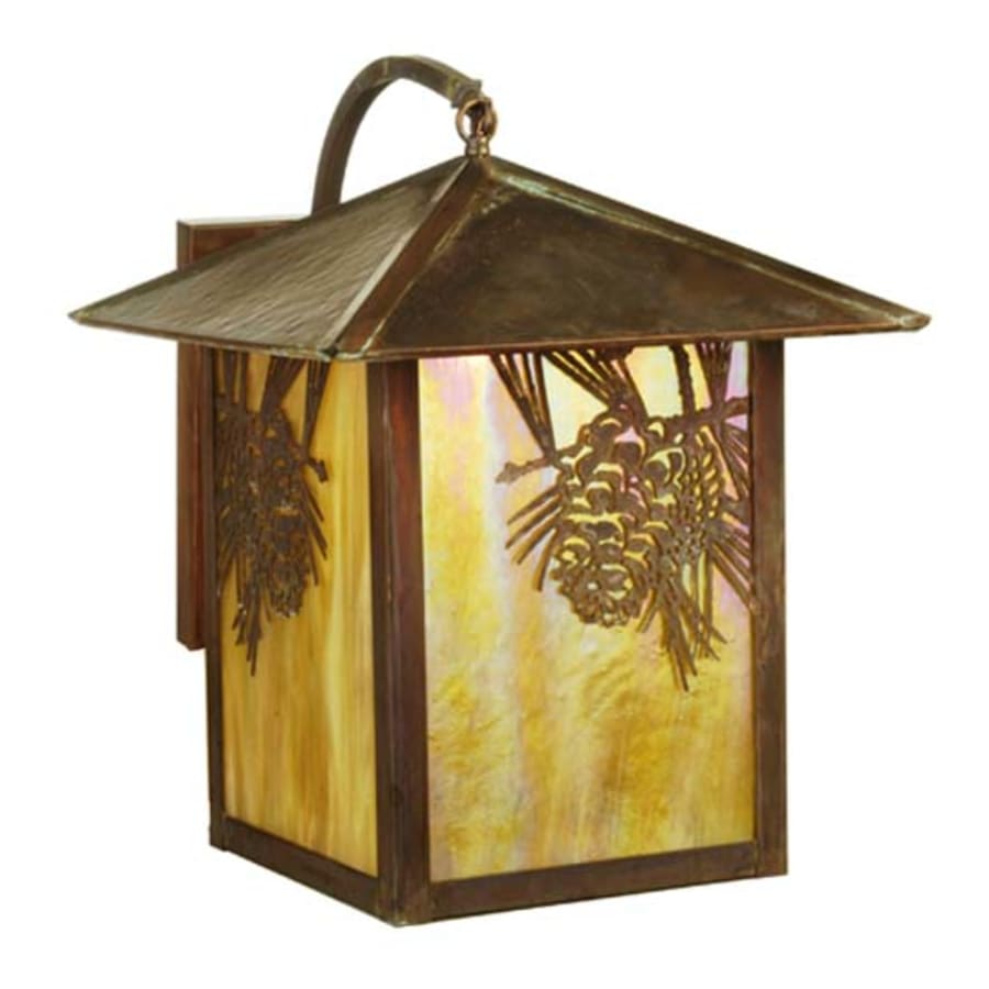 Square Seneca 22" Tall Wall Light, Bedroom Wall Sconce, Dimensions: Height: 22"