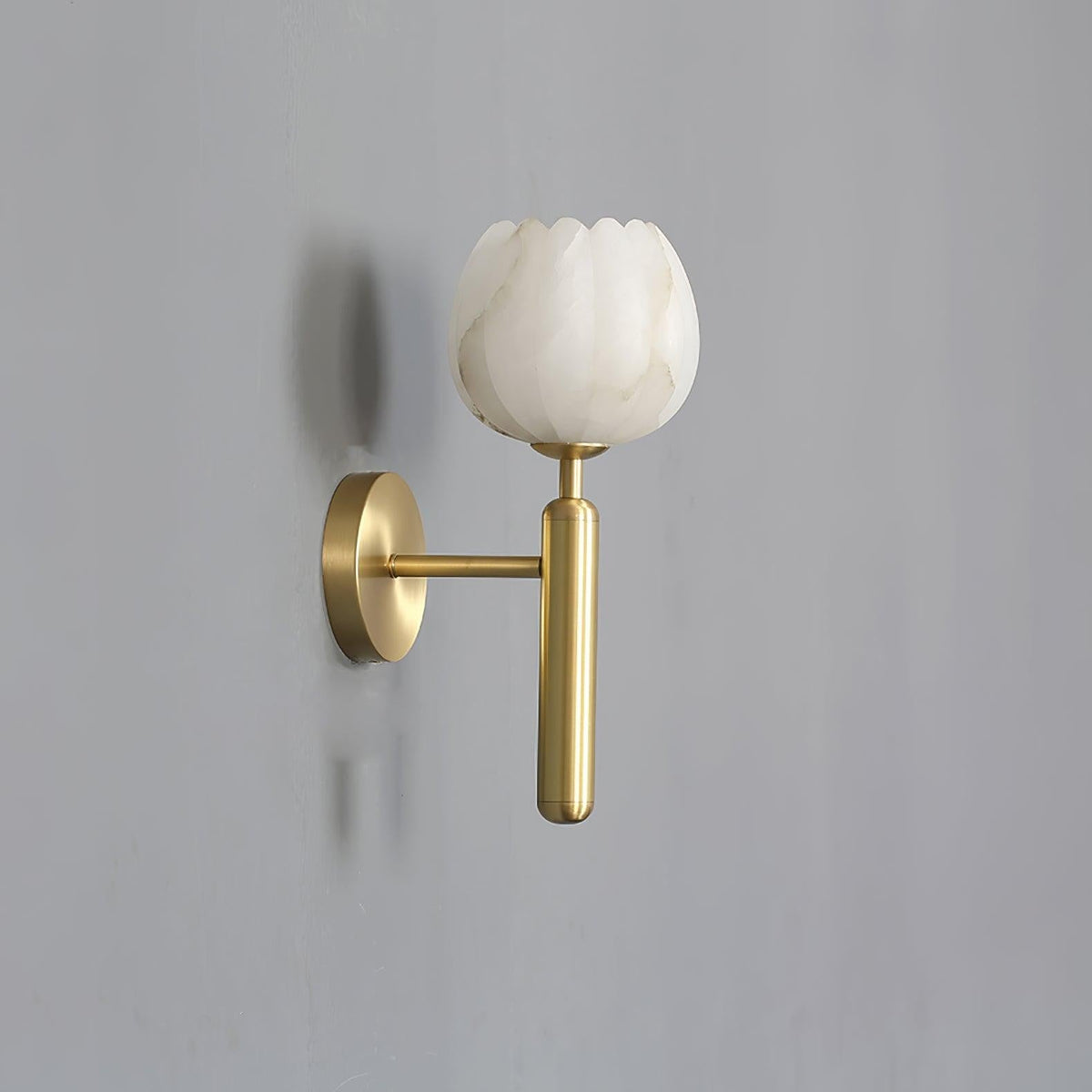 Mian Alabaster Blossom Wall Light, Bedroom Wall Sconce, detail 24