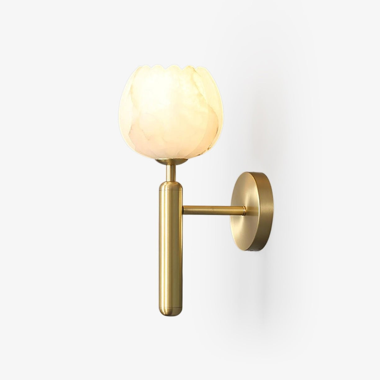 Mian Alabaster Blossom Wall Light, Bedroom Wall Sconce, detail 3