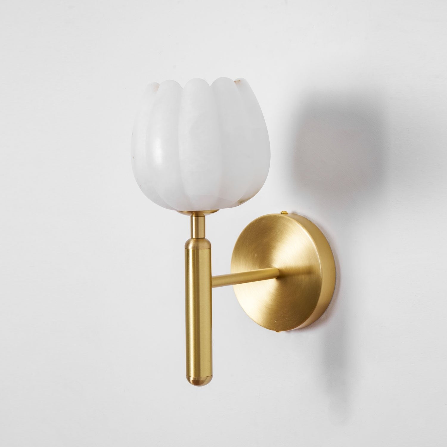 Mian Alabaster Blossom Wall Light, Bedroom Wall Sconce, detail 44