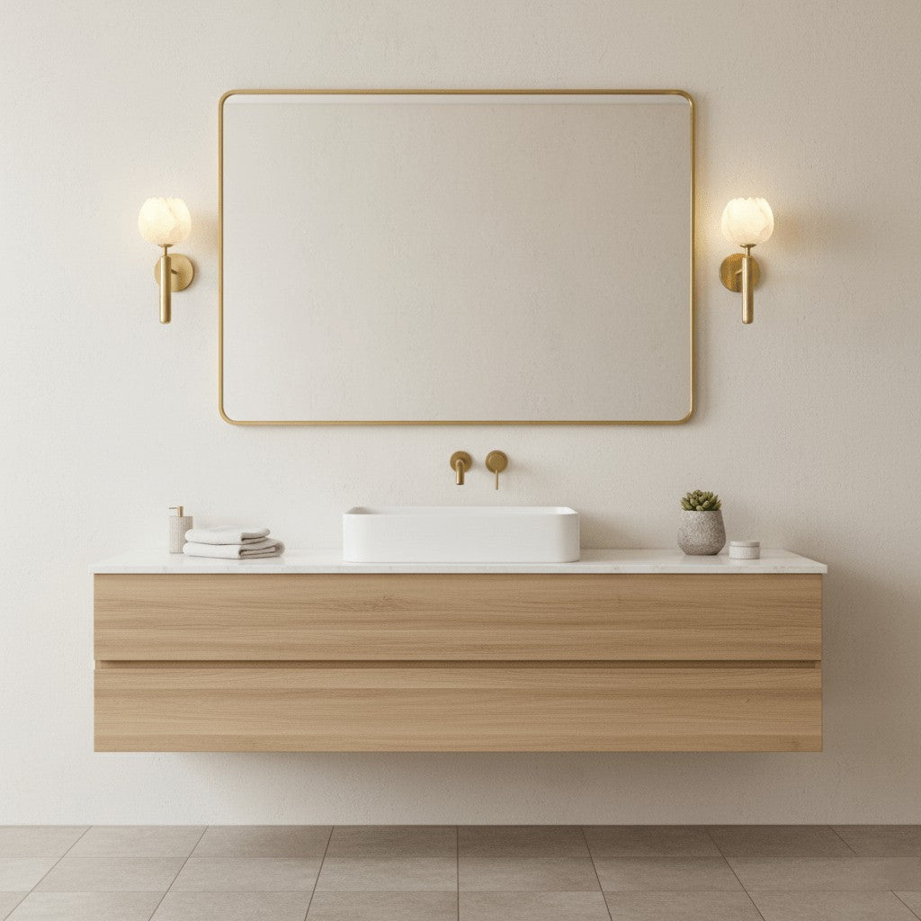 Mian Alabaster Blossom Wall Light, Bedroom Wall Sconce, detail 7