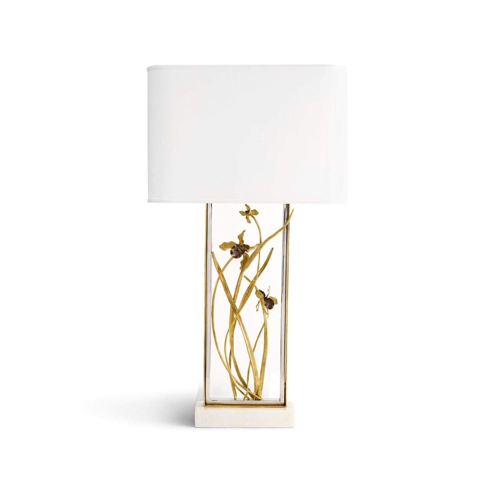 Michael Aram Black Iris Table Light, Bedside Table Lamp, 8.5"L x 3.25"W x 1.75"H