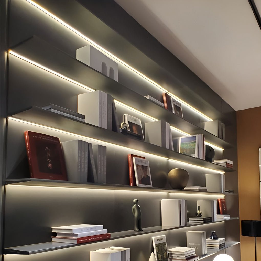 Curated Mini Recessed Invisible LED Strip Lights Under Cabinet Lighting Linear Lights, Bathroom Wall Sconce, detail 12