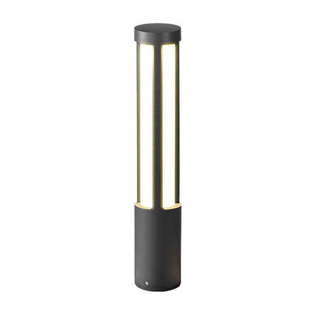 Cylinder Shaped LED Black Contemporary Exterior Post Lights Pole Lamp Path Lights, Night Light, detail 11