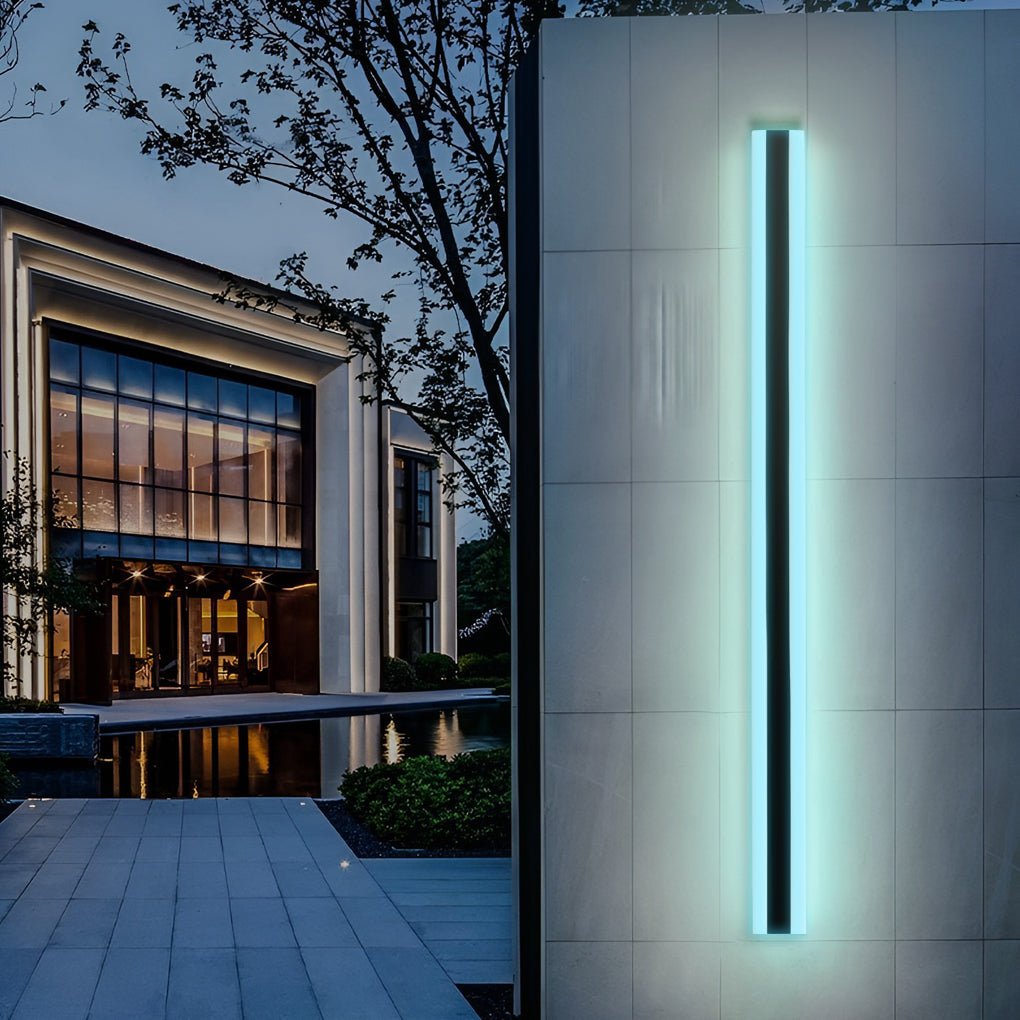 Linear LED Long Exterior Wall Light Clean-Lined Exterior Wall Mount Lights Waterproof for Porch, Outdoor Wall Light, detail 6