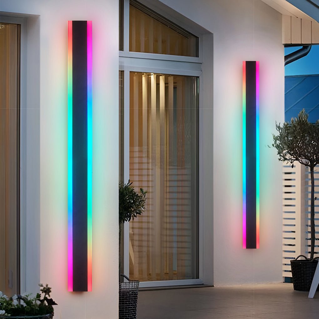Linear LED Long Exterior Wall Light Clean-Lined Exterior Wall Mount Lights Waterproof for Porch, Outdoor Wall Light, detail 11