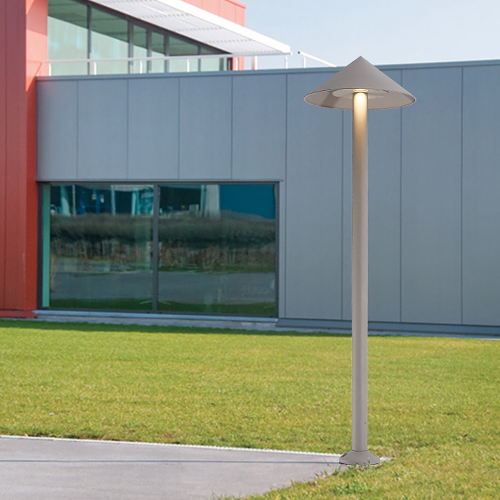 Clean-Lined Contemporary Waterproof High Pole Post Light for Landscape Garden Road, Outdoor Wall Light, detail 7