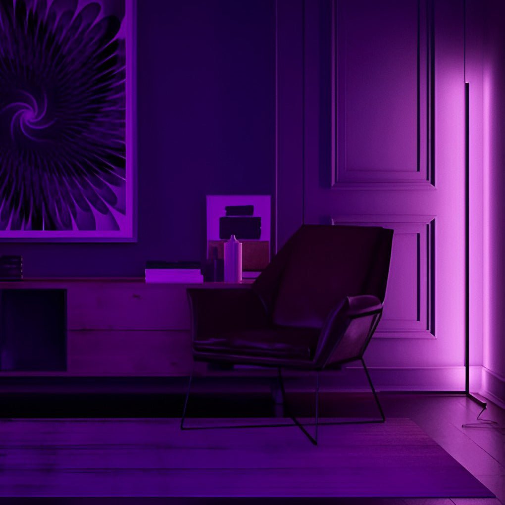 Remote Control RGB Dimmable LED Corner Floor Light, Floor Lamp, detail 5