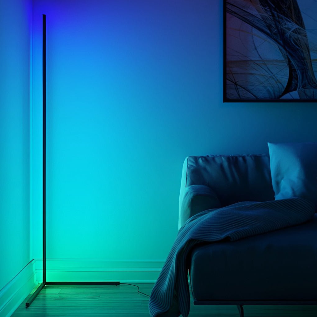 Remote Control RGB Dimmable LED Corner Floor Light, Floor Lamp, detail 10