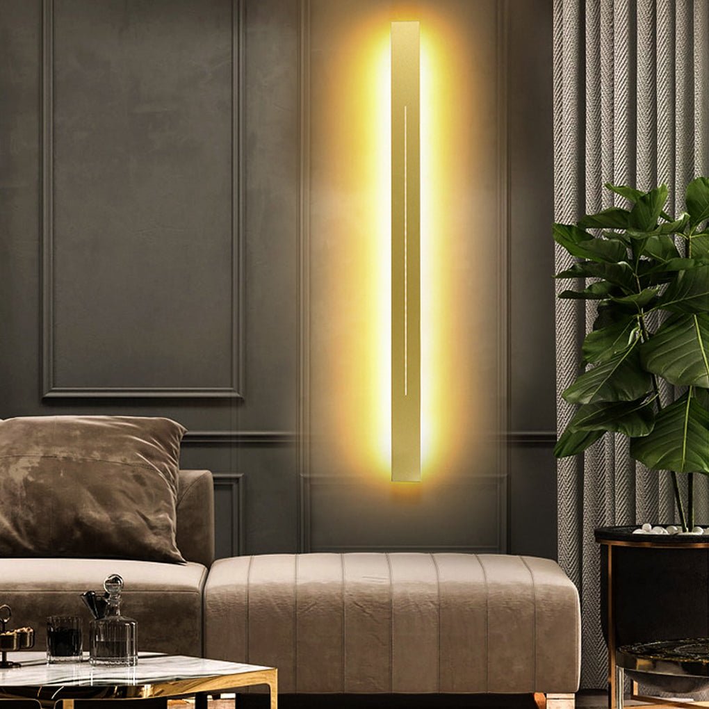 Long Strip Three Step Dimming LED Contemporary Wall Fixtures Sconces Lighting, Bathroom Wall Sconce, 24"