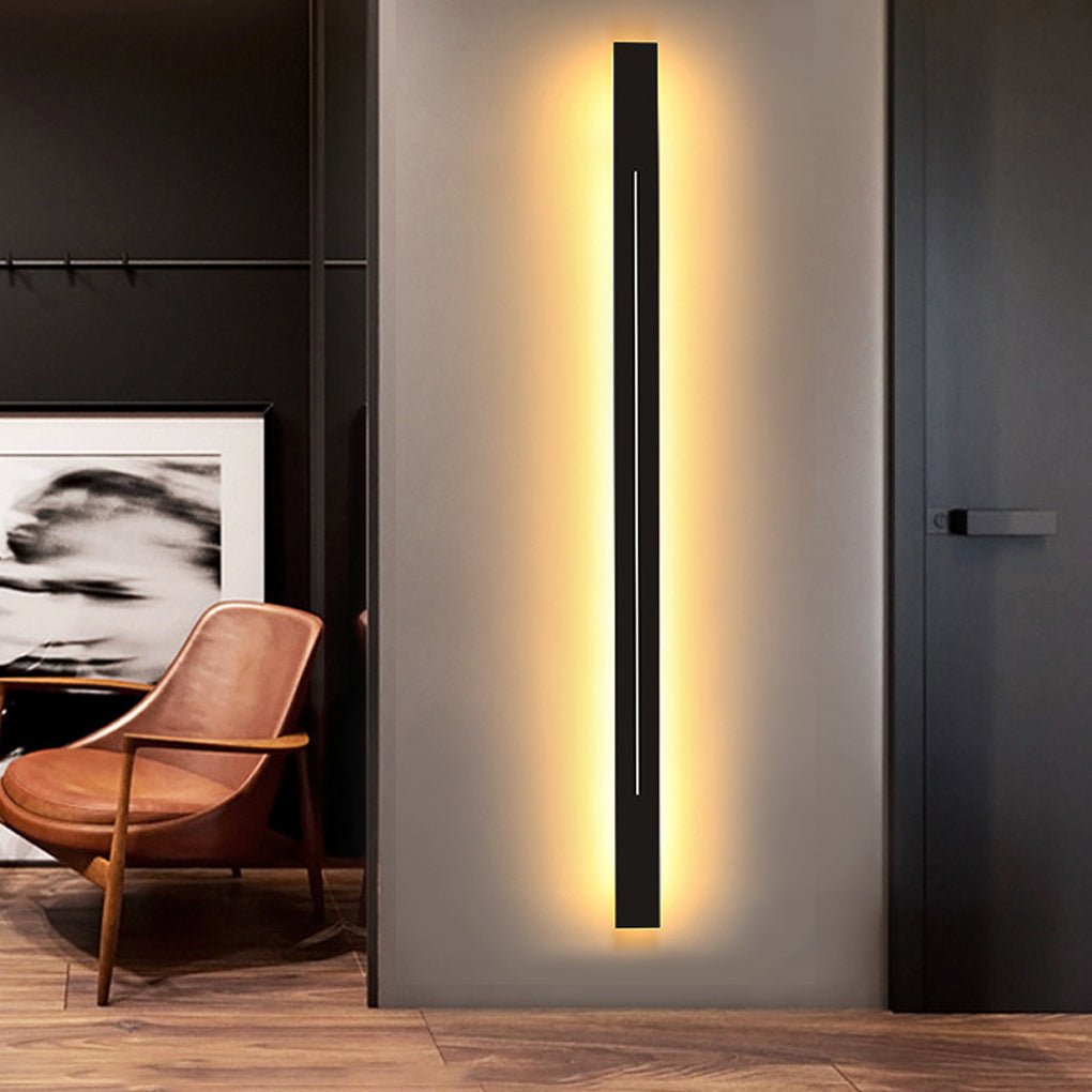 Long Strip Three Step Dimming LED Contemporary Wall Fixtures Sconces Lighting, Bathroom Wall Sconce, detail 2