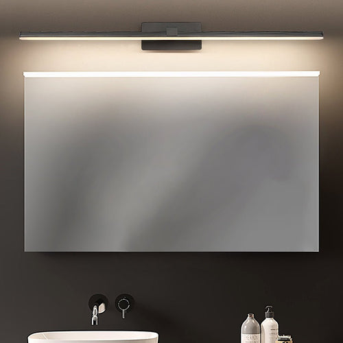 24''/31''/35'' Contemporary Linear Bathroom Vanity Fixture Bar with LED Mirror Wall Illumination, Bathroom Vanity Light, Iron, 23.6"