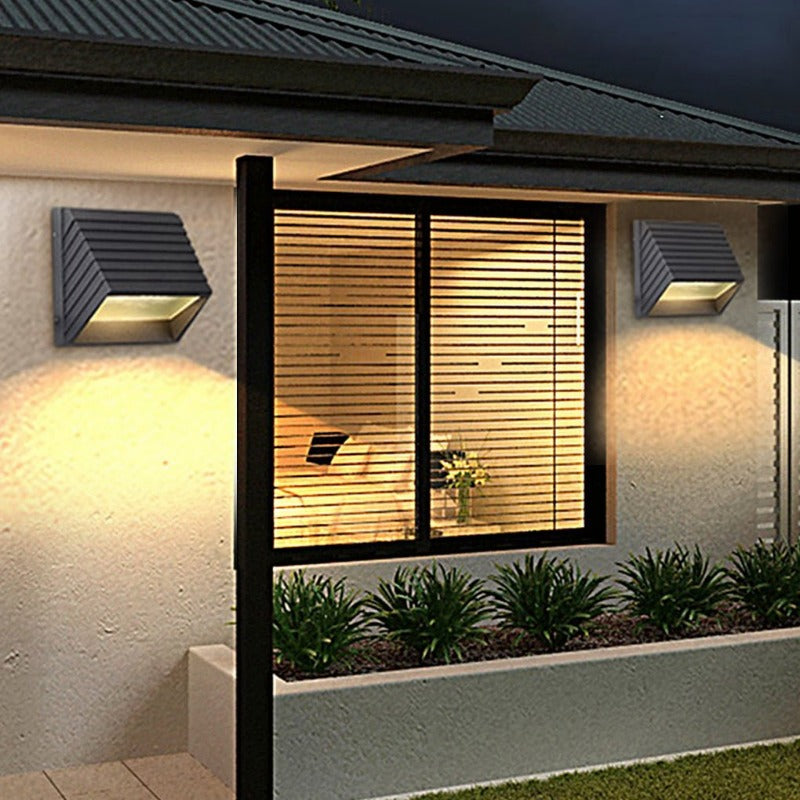 Contemporary Clean-Lined Exterior Waterproof LED Wall Light for Villa Garden Balcony Stairs, Outdoor Wall Light, detail 3