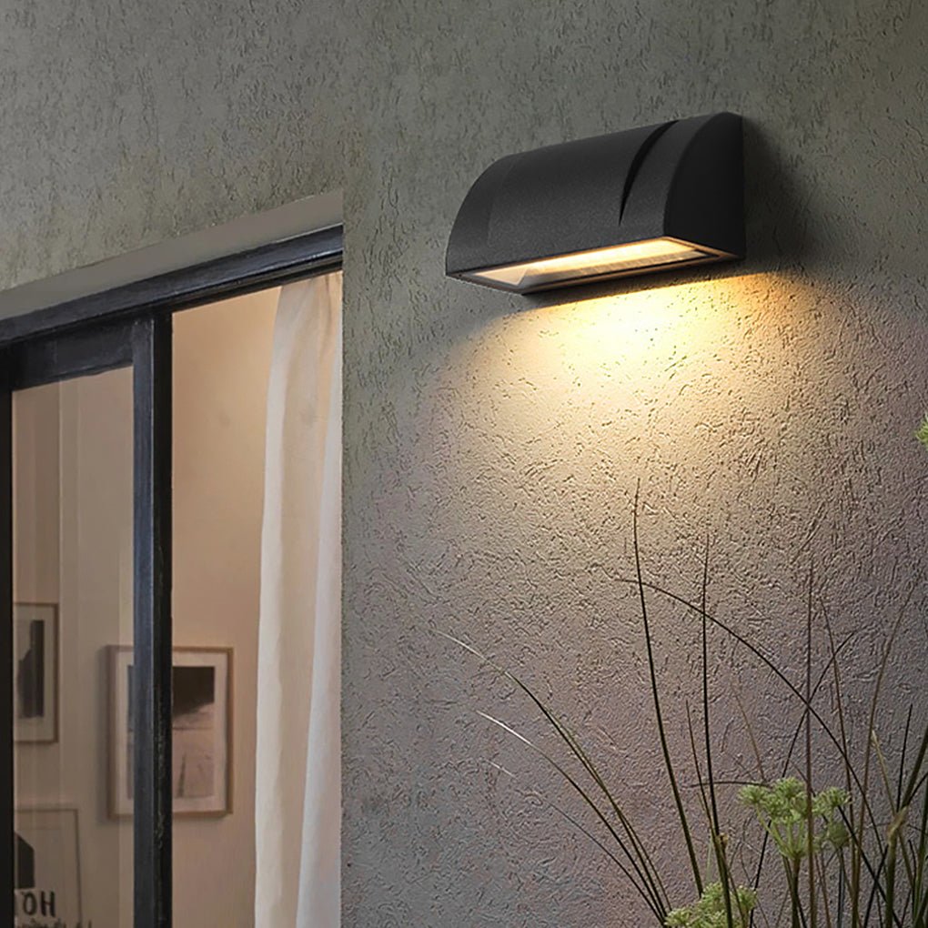 Contemporary Clean-Lined Waterproof Exterior LED Wall Light for Patio Balcony Garden, Outdoor Wall Light, detail 2