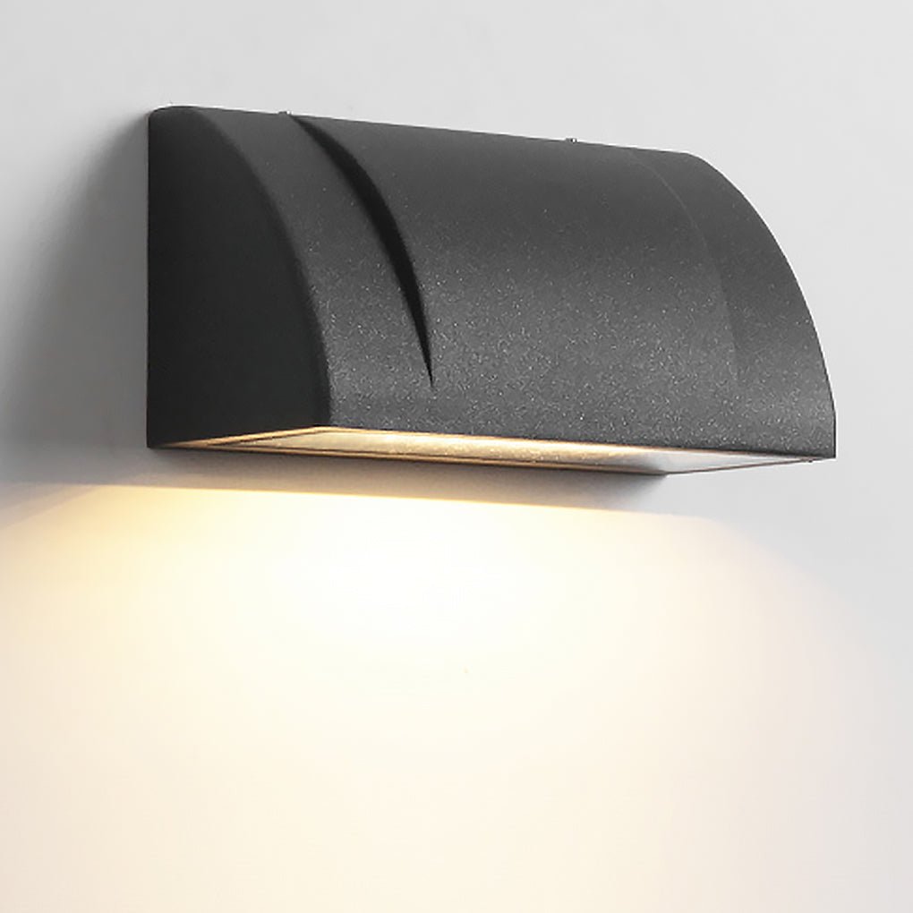 Contemporary Clean-Lined Waterproof Exterior LED Wall Light for Patio Balcony Garden, Outdoor Wall Light, detail 7