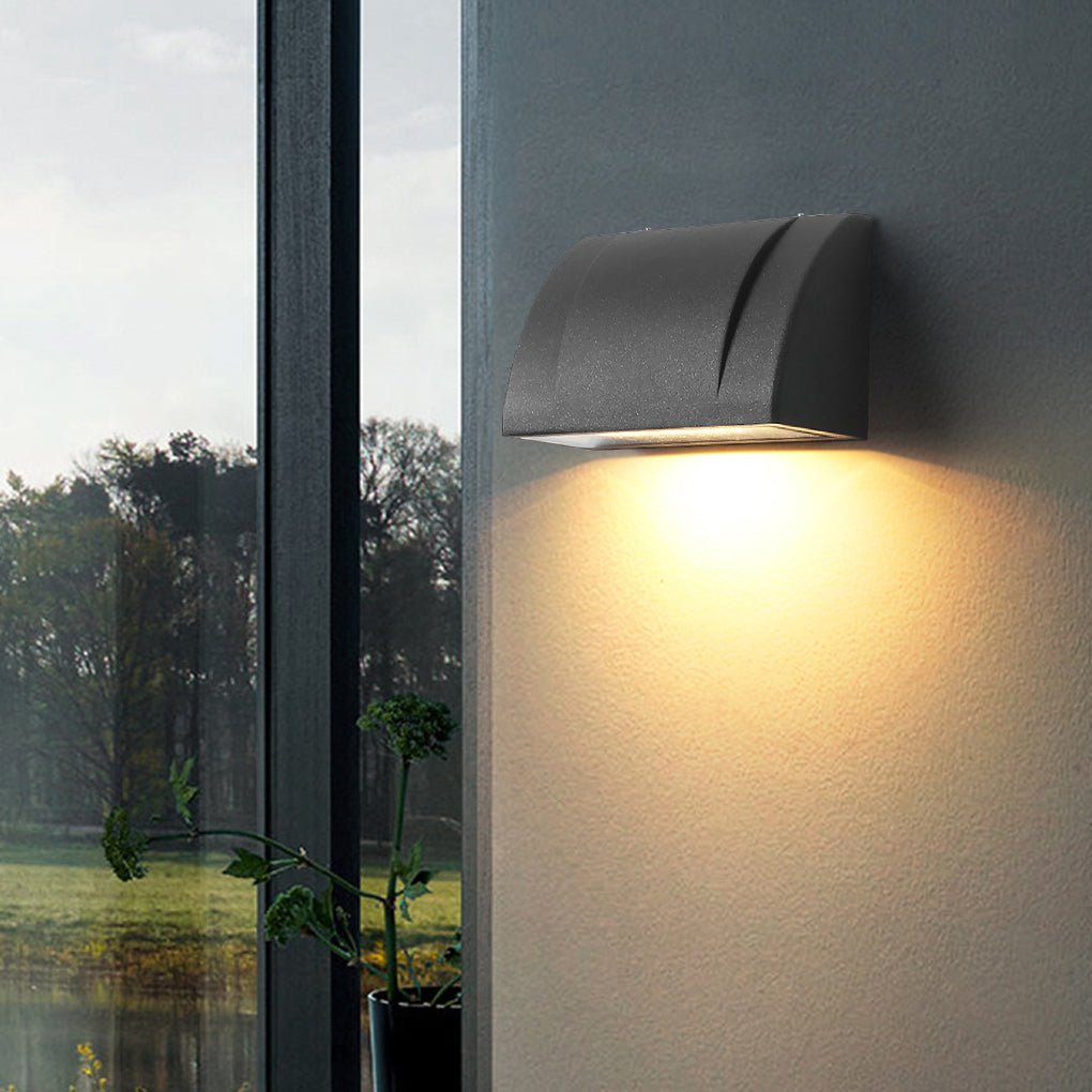 Contemporary Clean-Lined Waterproof Exterior LED Wall Light for Patio Balcony Garden, Outdoor Wall Light, detail 5