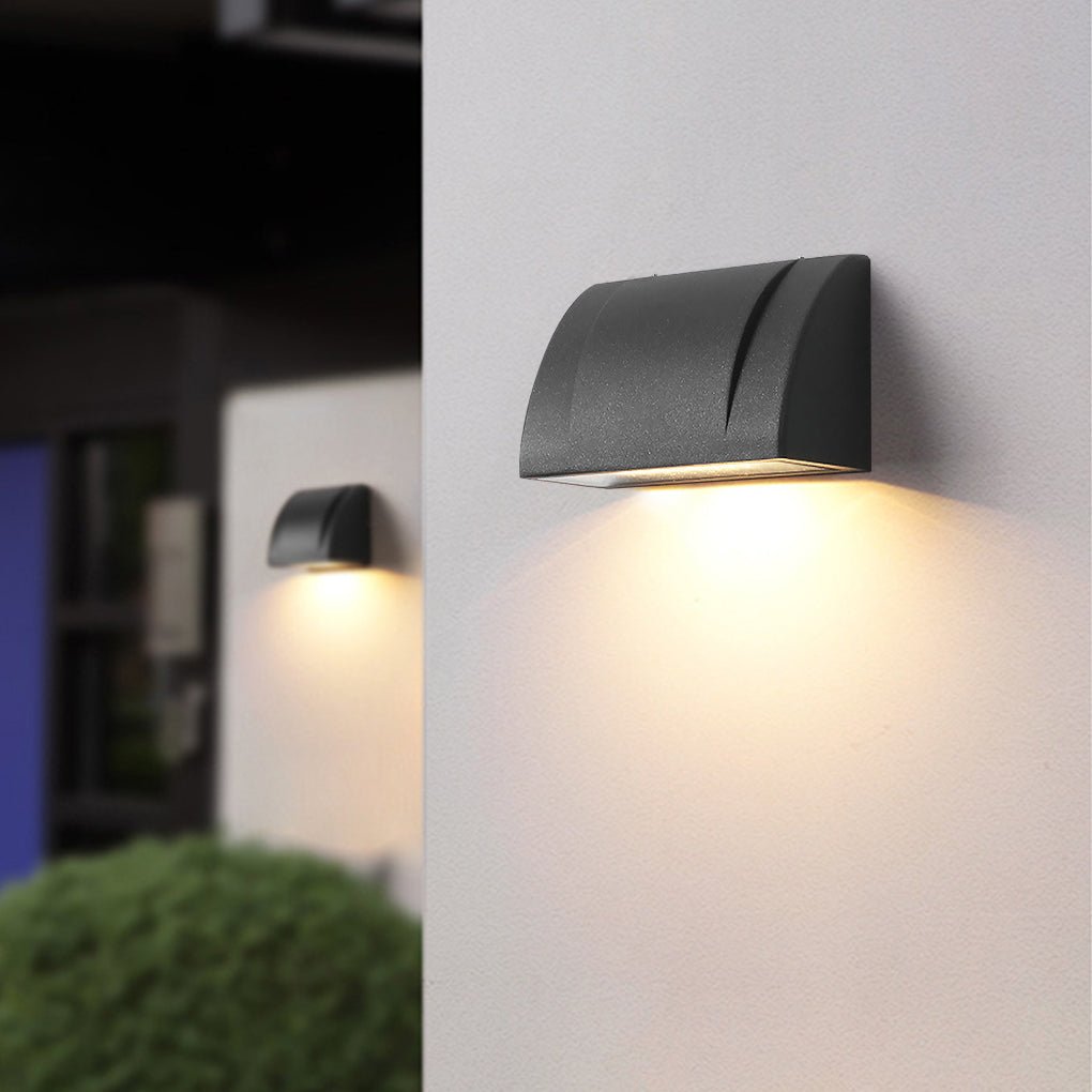 Contemporary Clean-Lined Waterproof Exterior LED Wall Light for Patio Balcony Garden, Outdoor Wall Light, detail 4