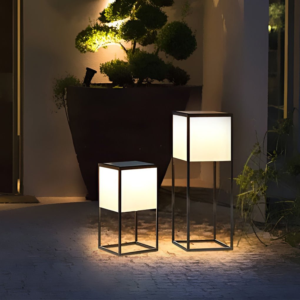 Contemporary Exterior Post Lights Solar Deck Post Lights Garden Lights Outside Lights, Outdoor Wall Light, detail 2