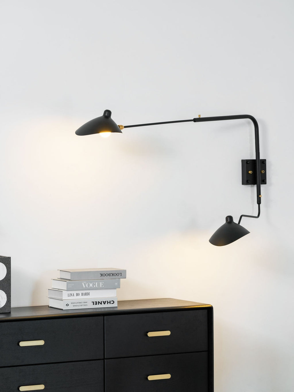 Mouille-Inspired Sculptural Wall Light, Hardwired Wall Sconce, detail 15
