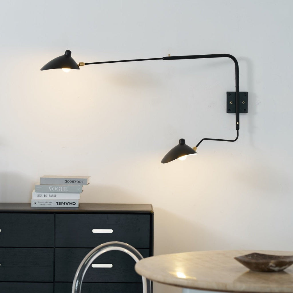 Mouille-Inspired Sculptural Wall Light, Hardwired Wall Sconce, detail 16
