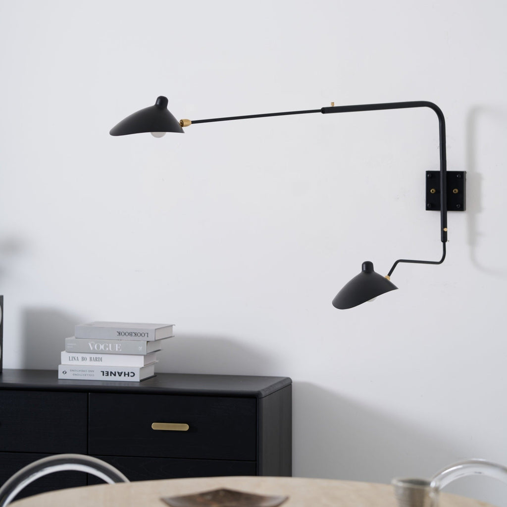 Mouille-Inspired Sculptural Wall Light, Hardwired Wall Sconce, detail 18