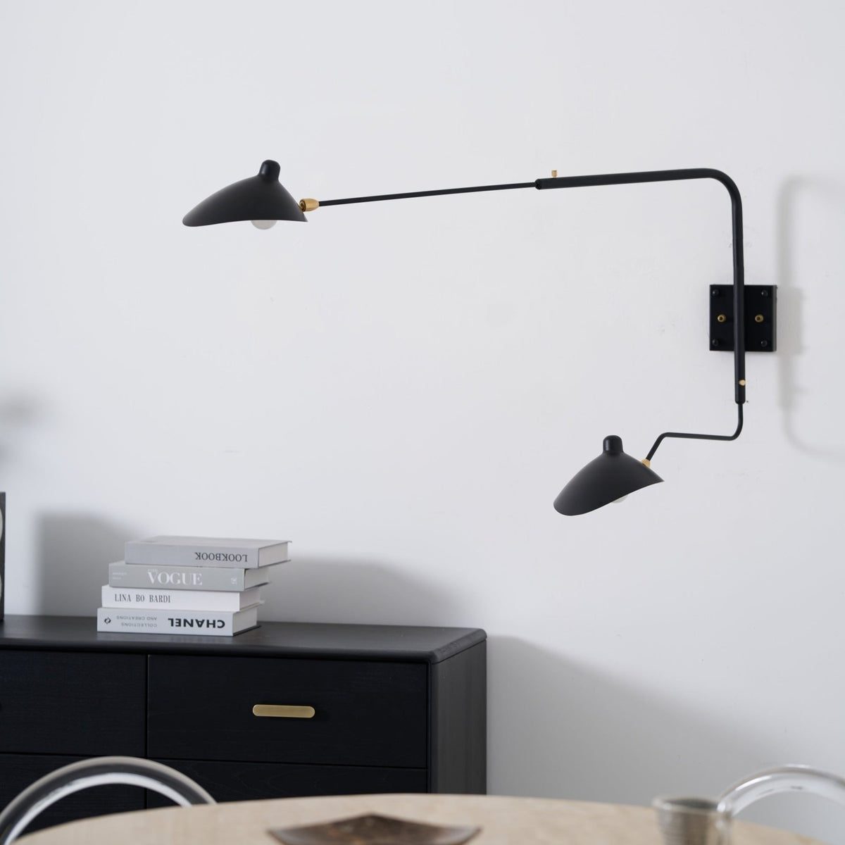 Mouille-Inspired Sculptural Wall Light, Hardwired Wall Sconce, detail 18
