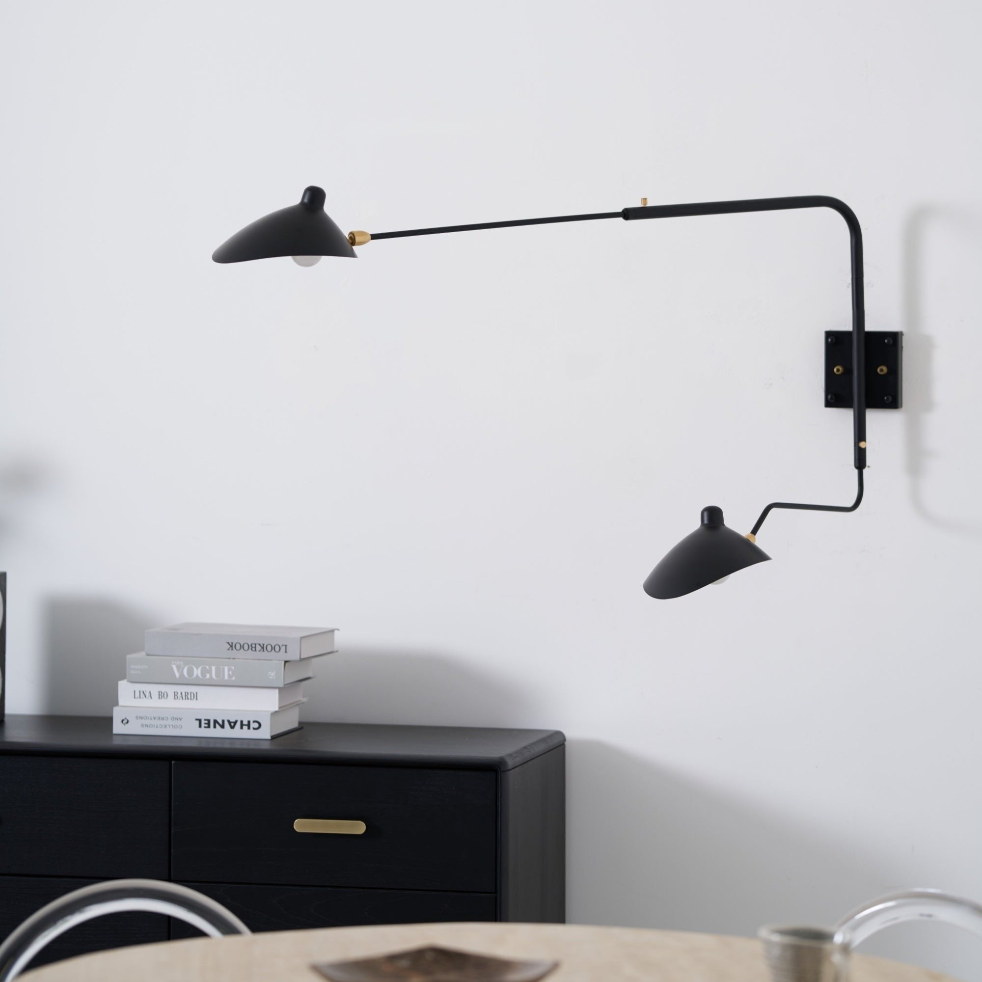 Mouille-Inspired Sculptural Wall Light, Hardwired Wall Sconce, detail 18