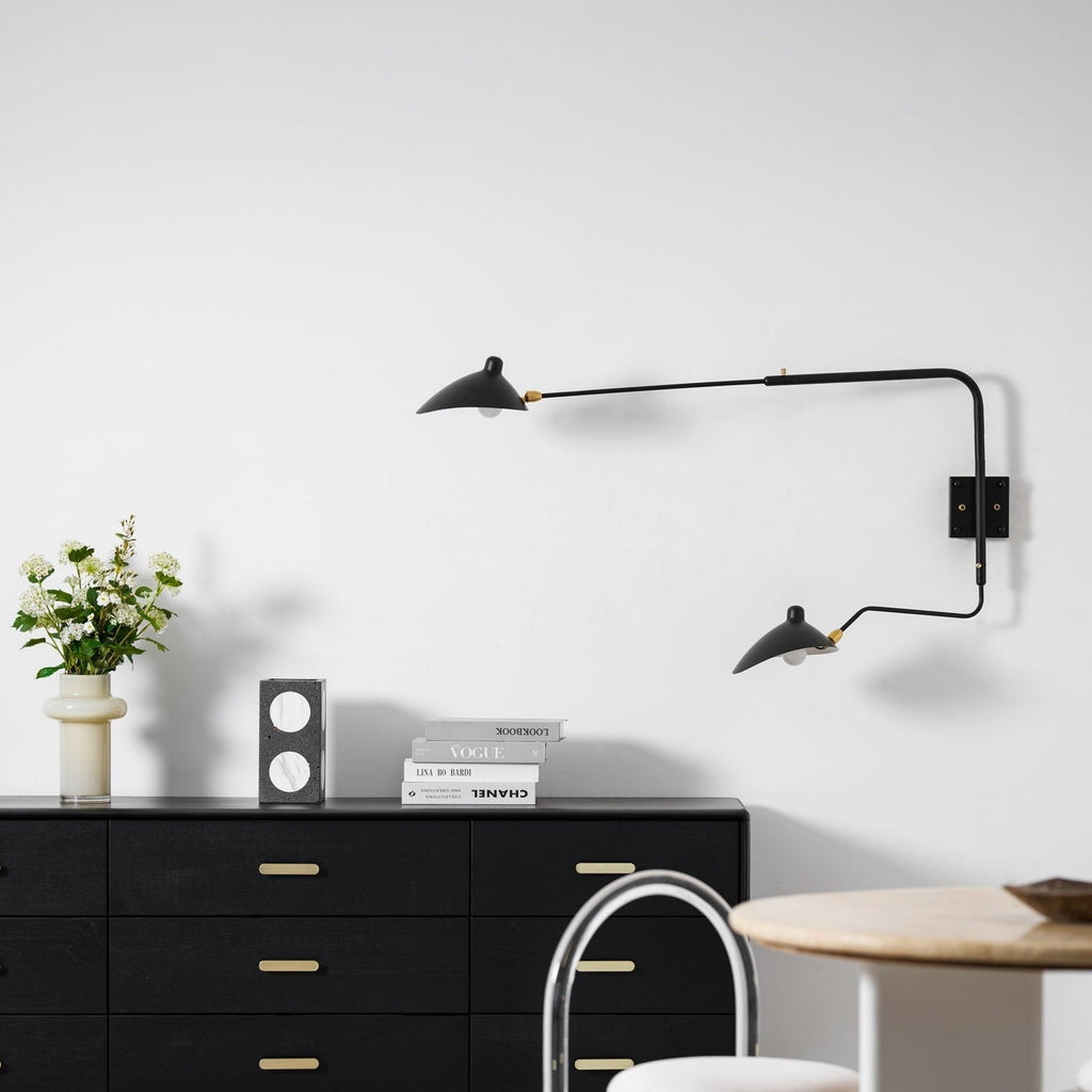 Mouille-Inspired Sculptural Wall Light, Hardwired Wall Sconce, detail 19