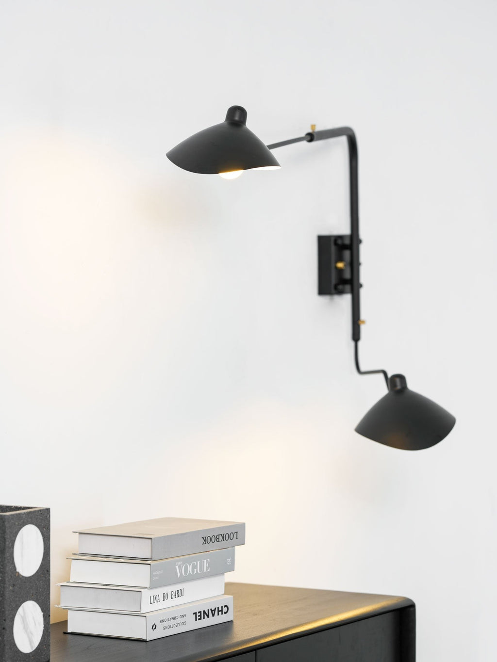 Mouille-Inspired Sculptural Wall Light, Hardwired Wall Sconce, detail 21