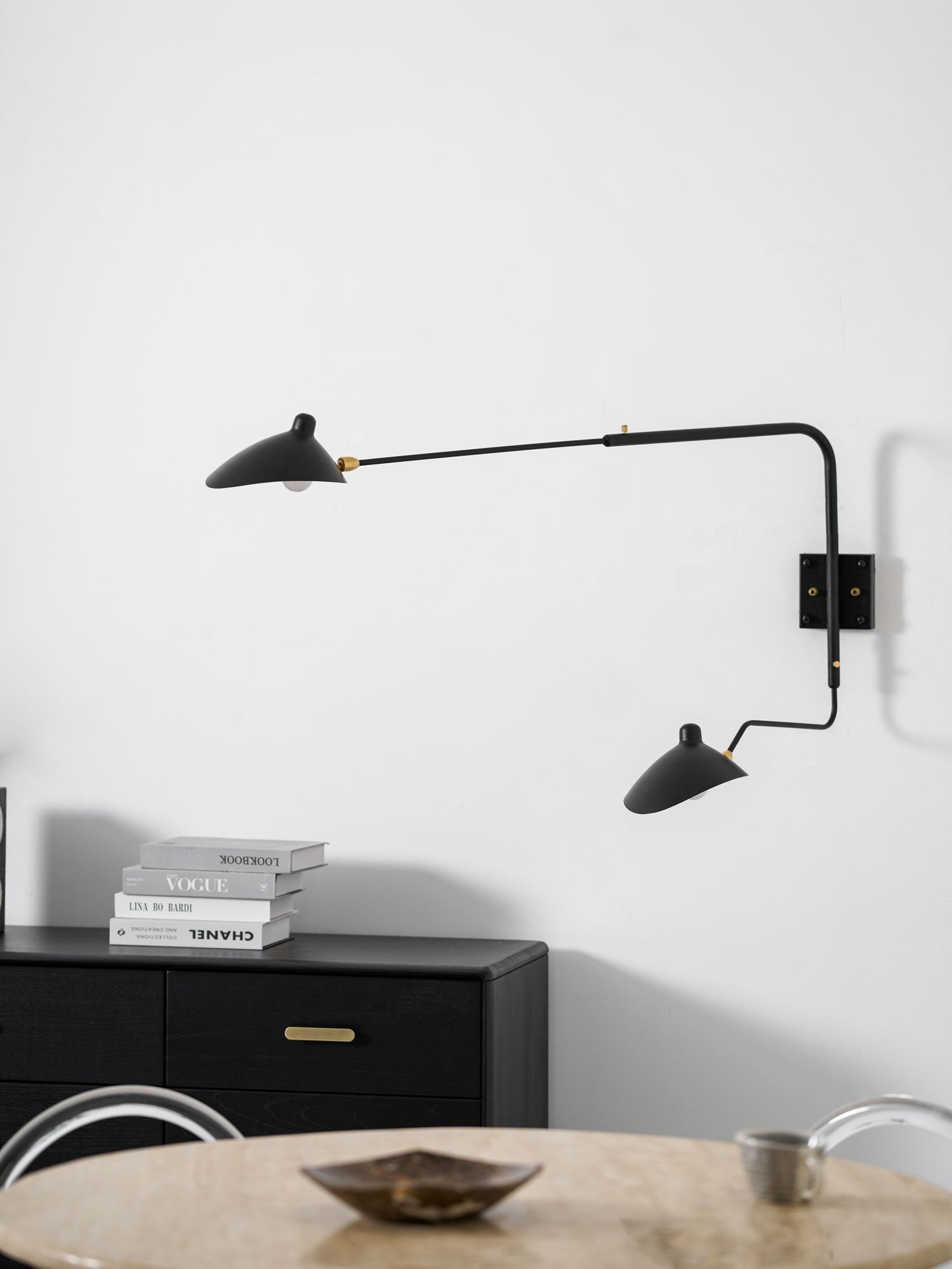 Mouille-Inspired Sculptural Wall Light, Hardwired Wall Sconce, detail 23