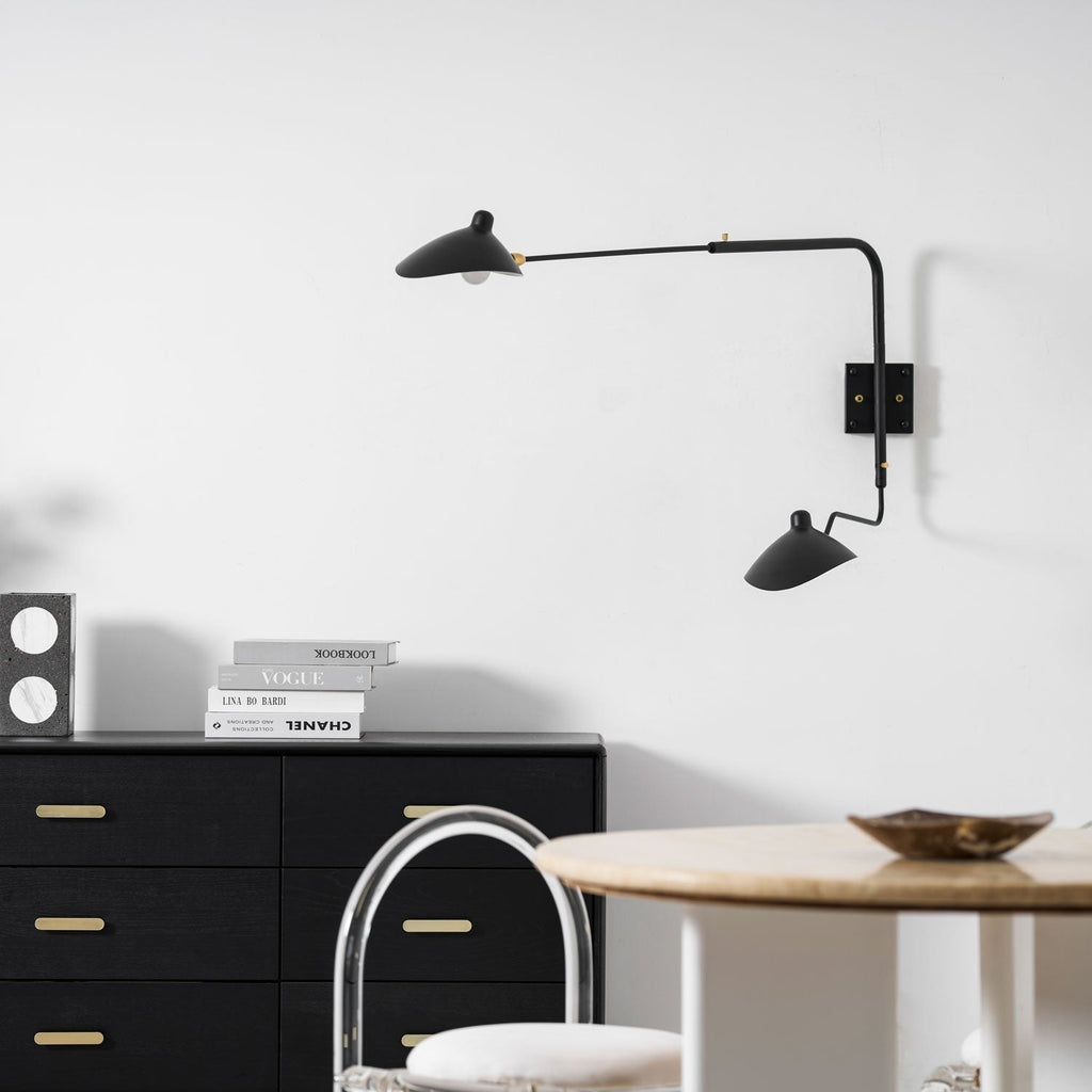 Mouille-Inspired Sculptural Wall Light, Hardwired Wall Sconce, detail 24