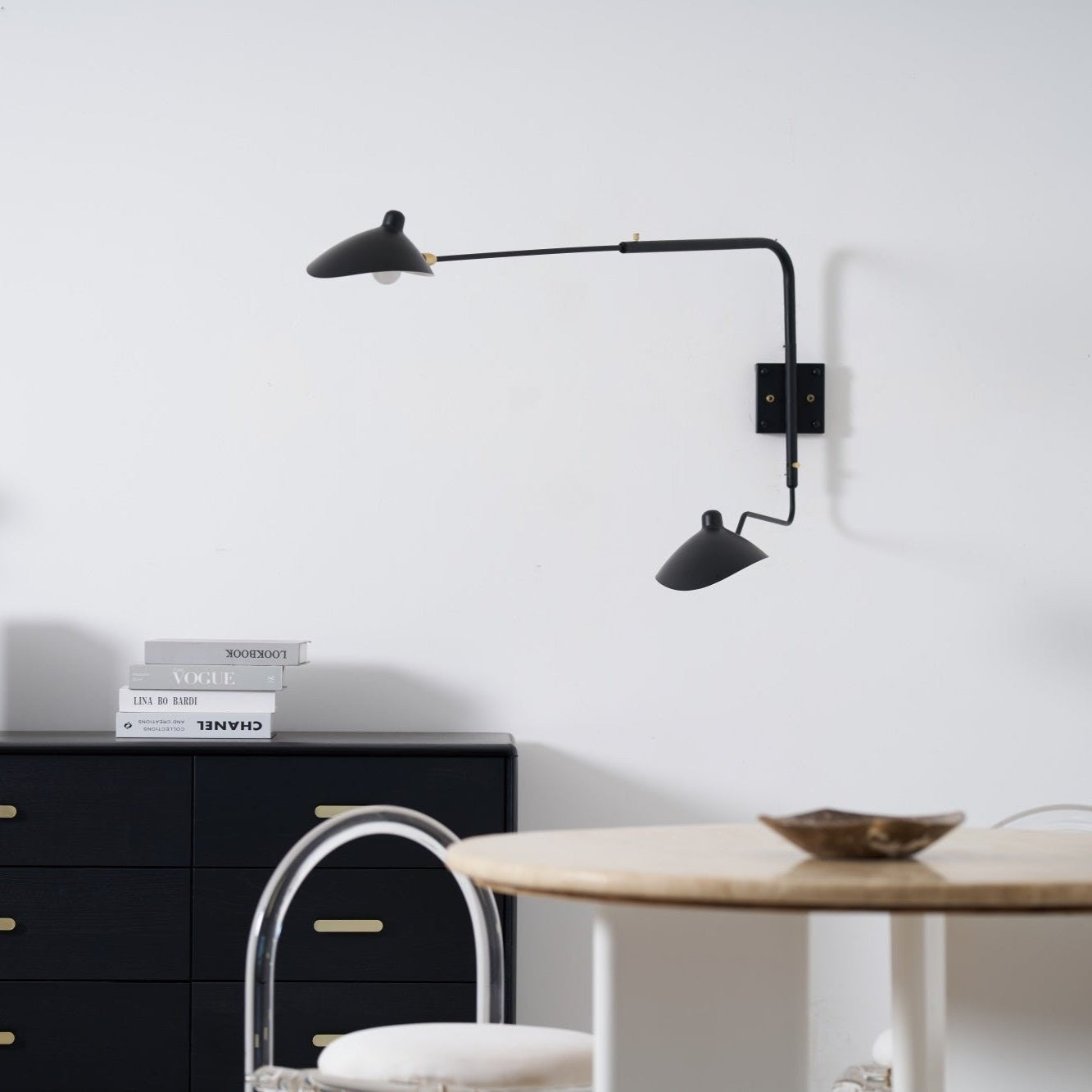 Mouille-Inspired Sculptural Wall Light, Hardwired Wall Sconce, detail 52