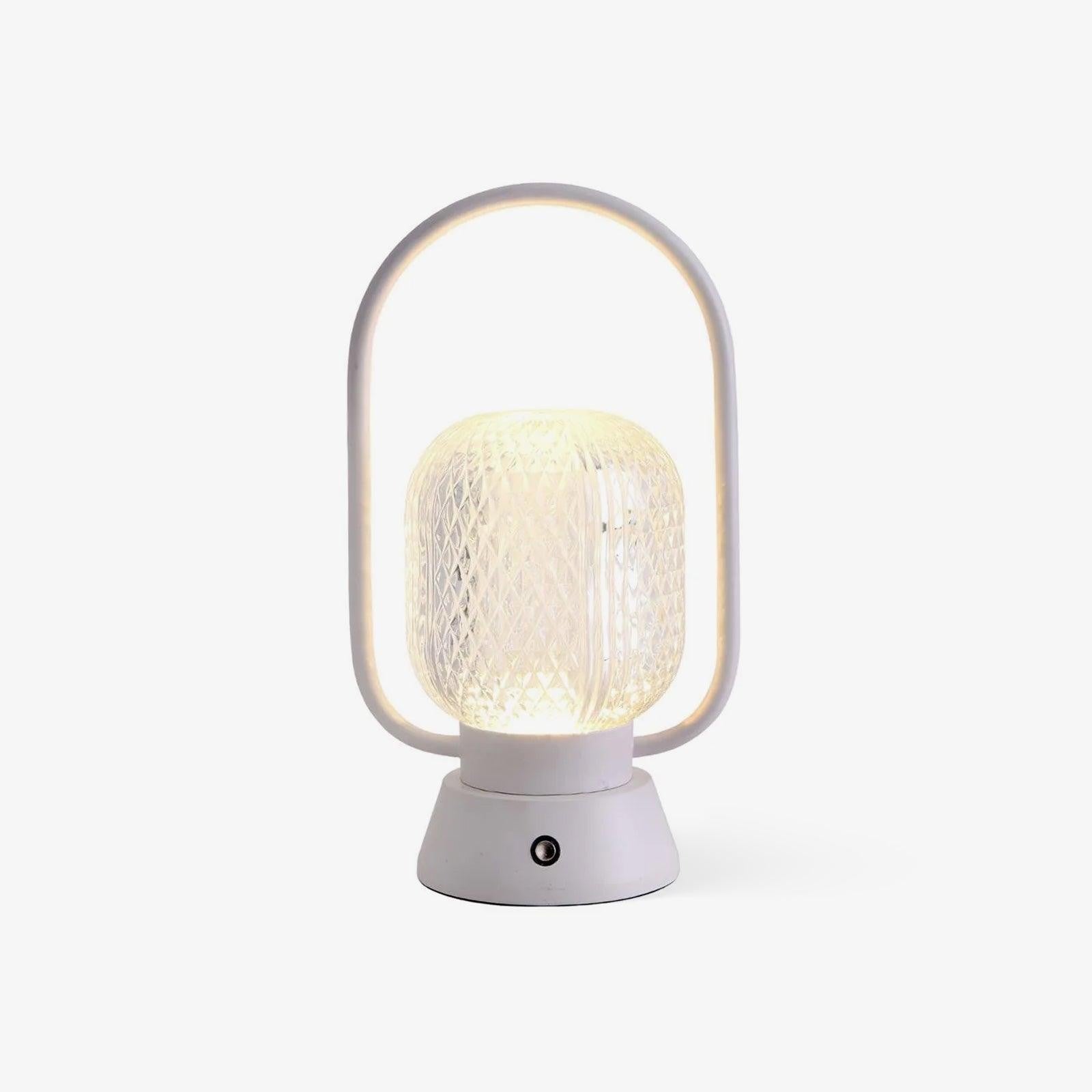 Muse Portable LED Table Light, Bedside Table Lamp, Metal, ∅ 5.5″ x H 9.4″