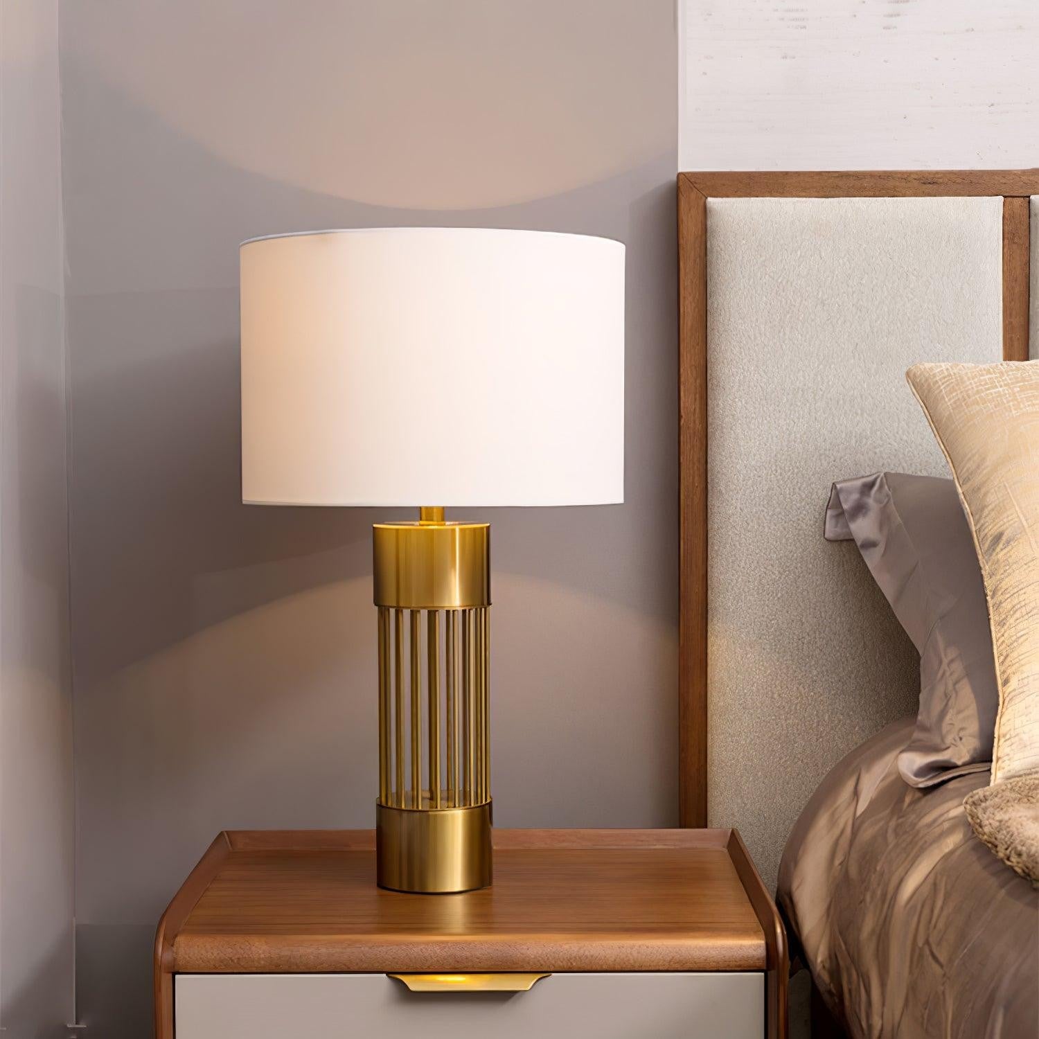 Nettle Hollow Metal Table Light, Bedside Table Lamp, detail 5