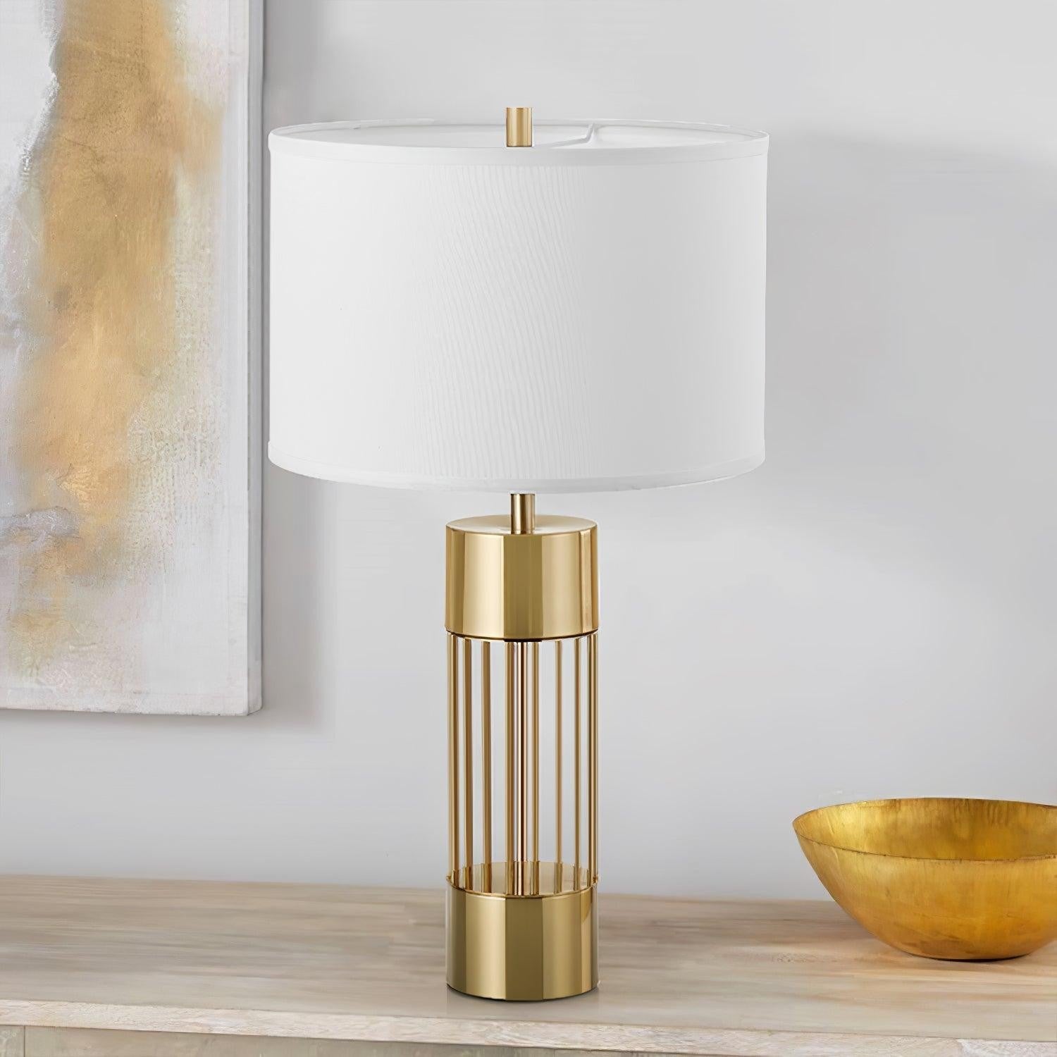 Nettle Hollow Metal Table Light, Bedside Table Lamp, detail 6