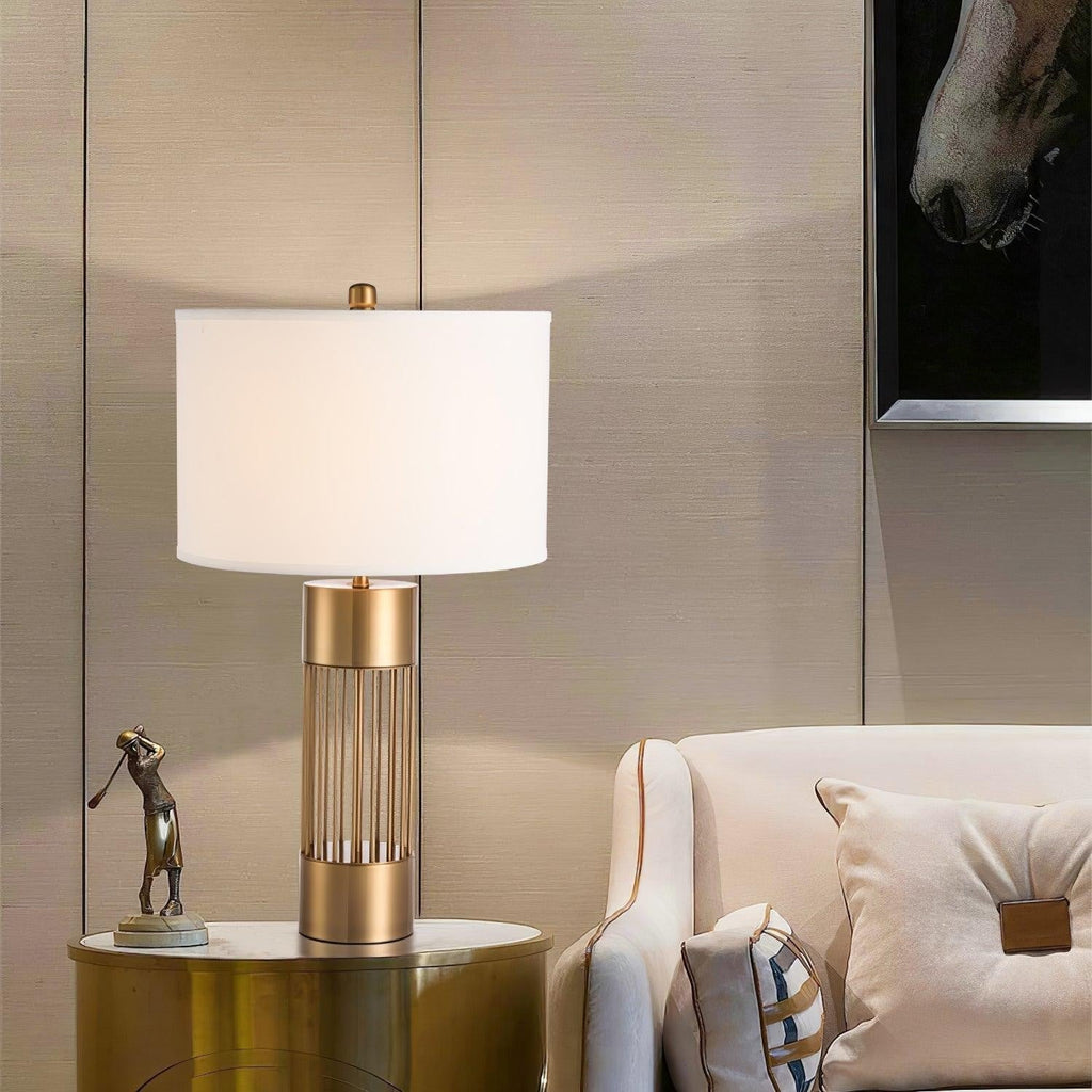 Nettle Hollow Metal Table Light, Bedside Table Lamp, detail 7