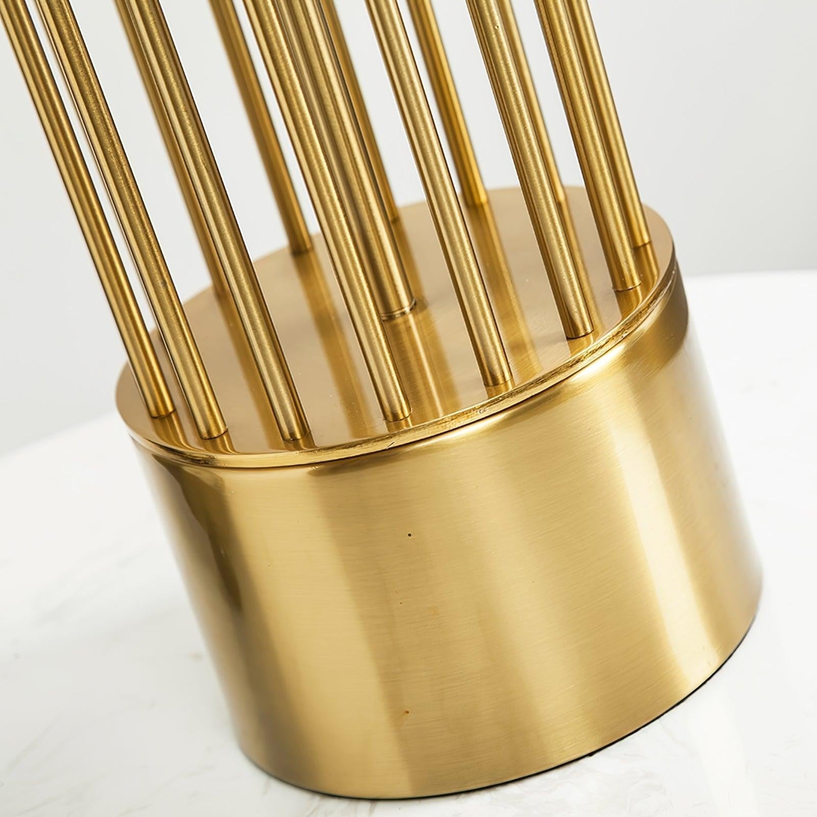 Nettle Hollow Metal Table Light, Bedside Table Lamp, detail 9