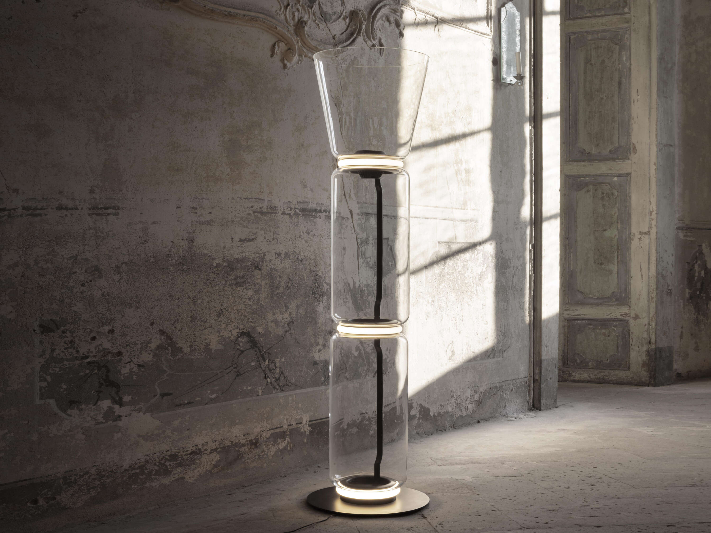 Bamboo Glass Floor Light, Floor Lamp, detail 88