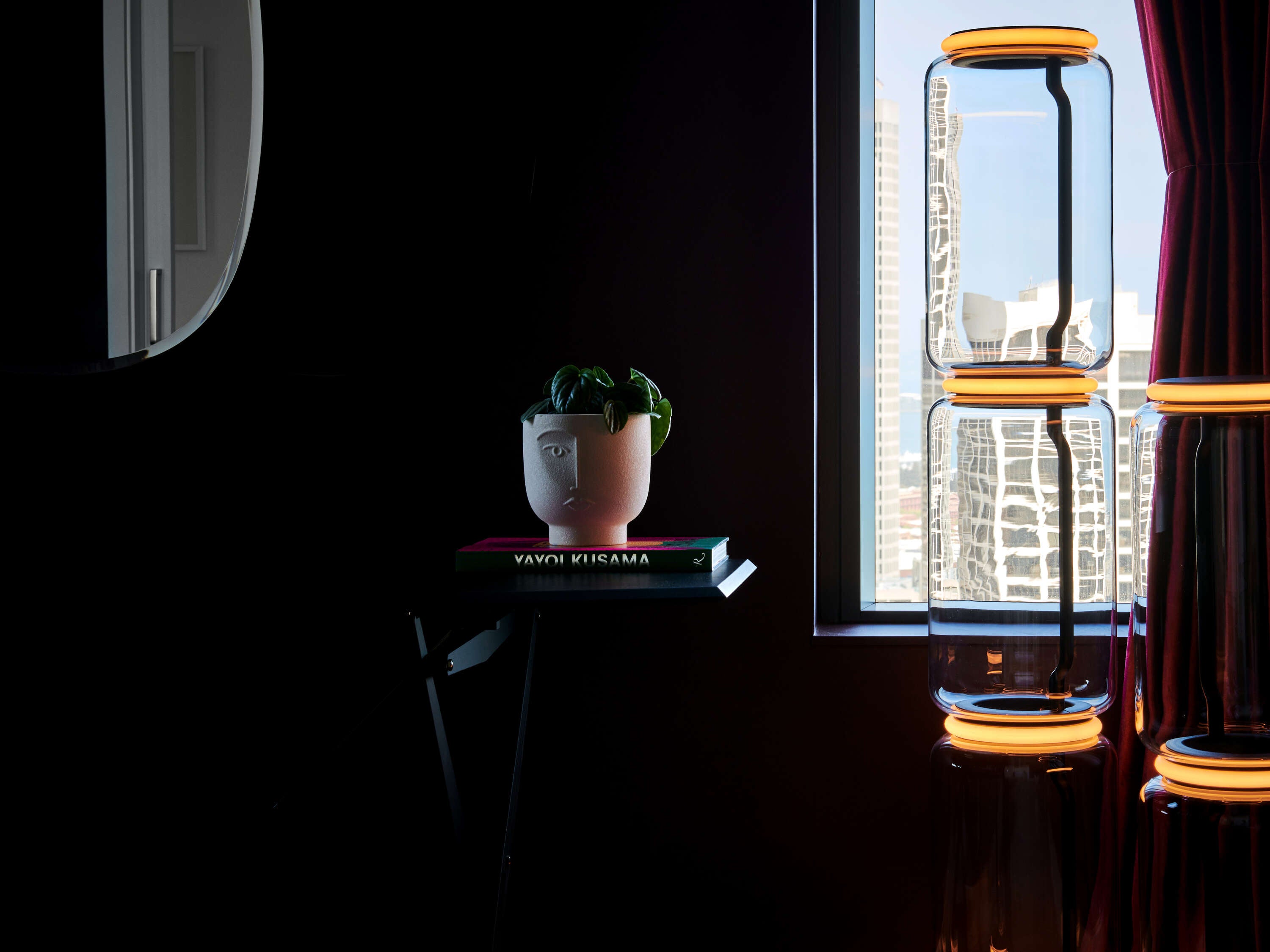 Bamboo Glass Floor Light, Floor Lamp, detail 90