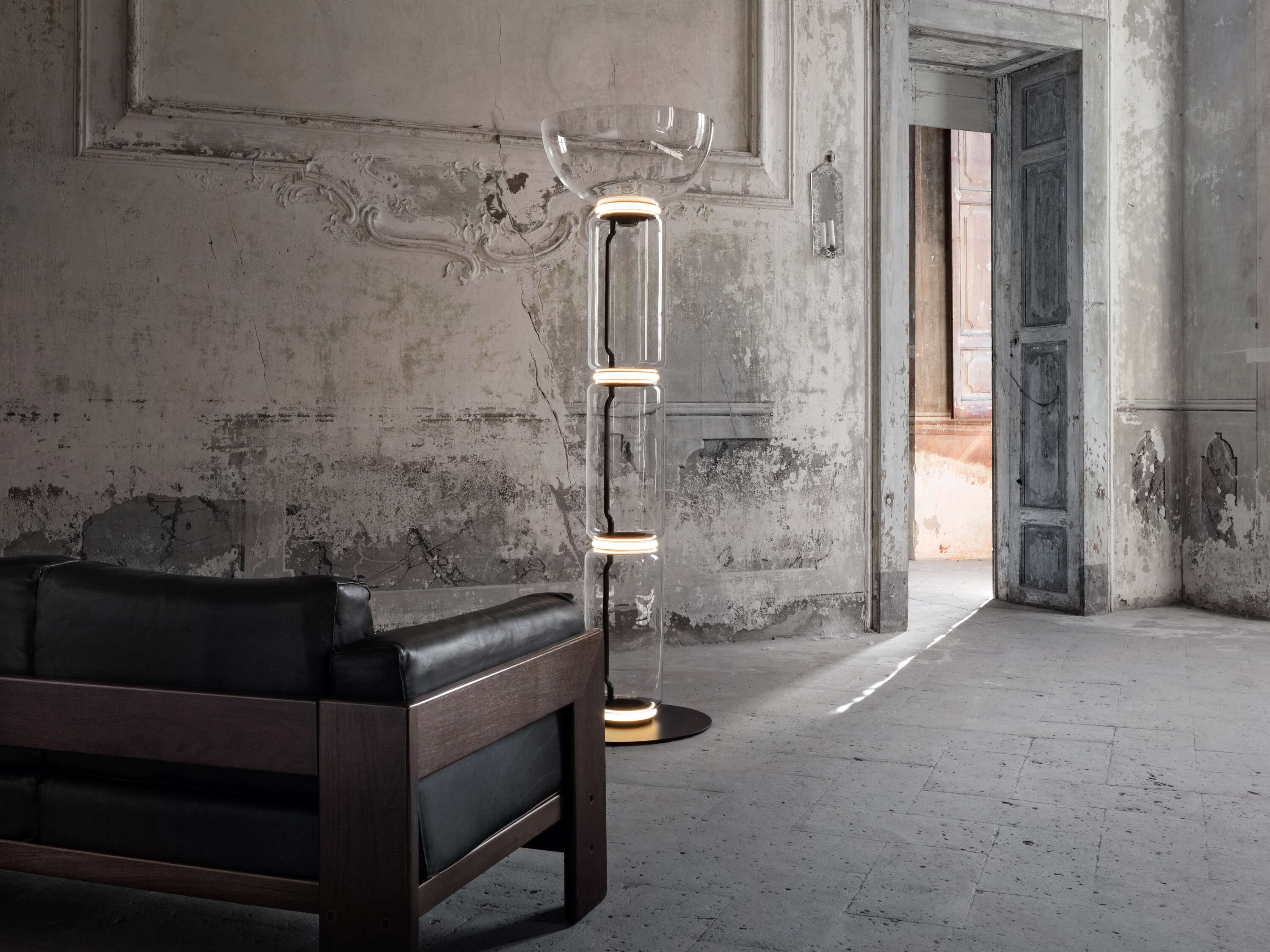Bamboo Glass Floor Light, Floor Lamp, detail 91