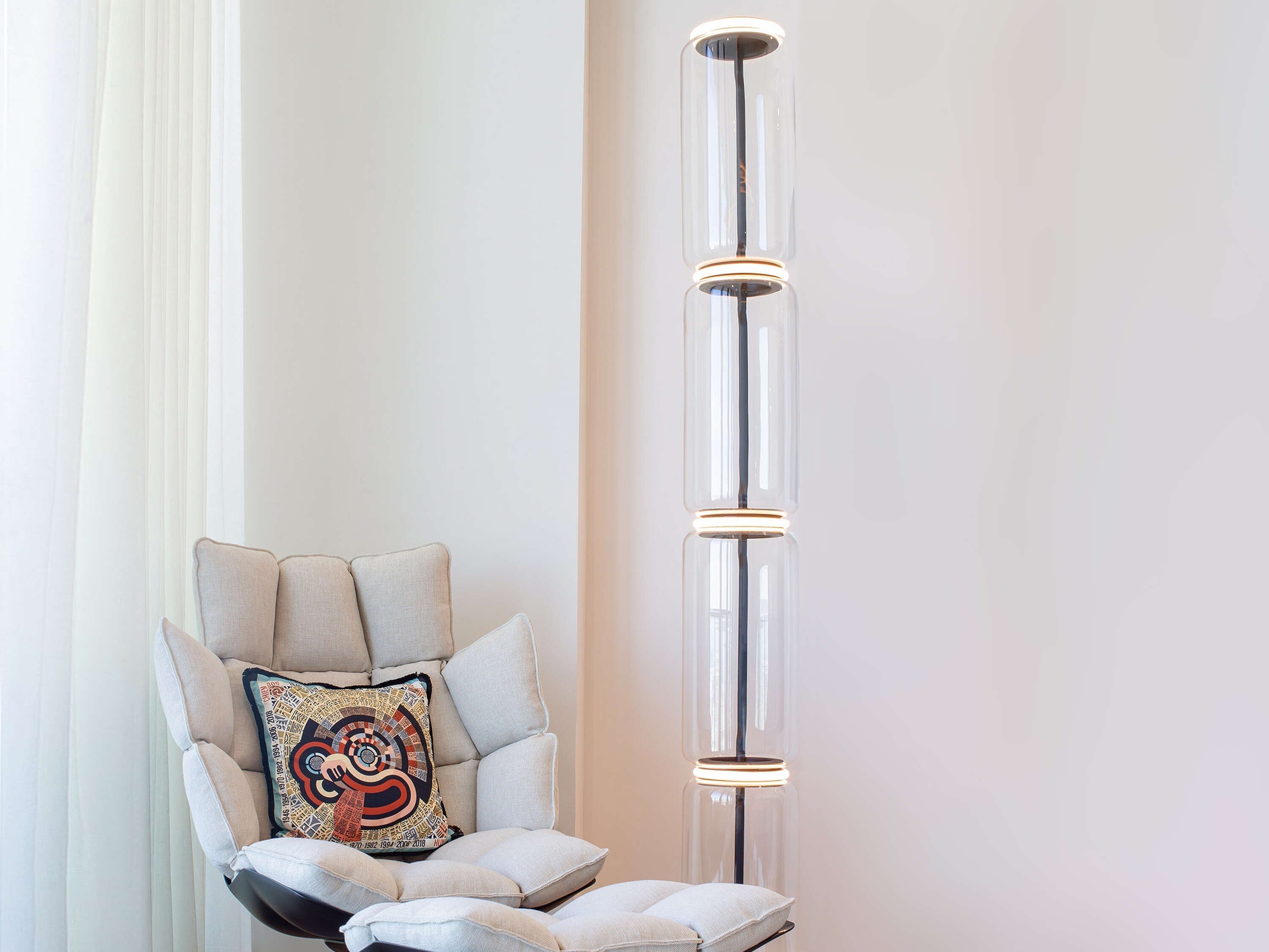 Bamboo Glass Floor Light, Floor Lamp, detail 64