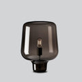 Noctra Glass Lantern Table Light, Bedside Table Lamp, Metal, ∅ 9.4″ x H 14.5″