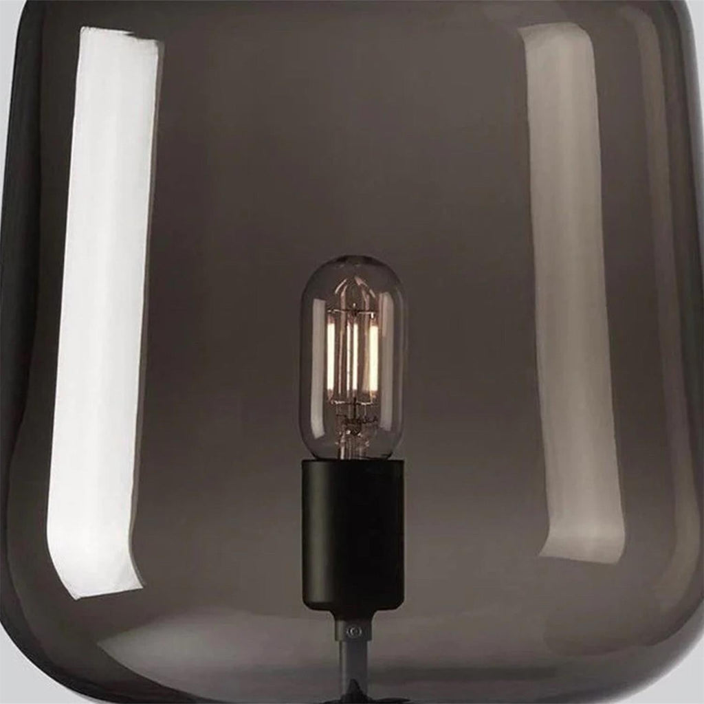 Noctra Glass Lantern Table Light, Bedside Table Lamp, detail 12