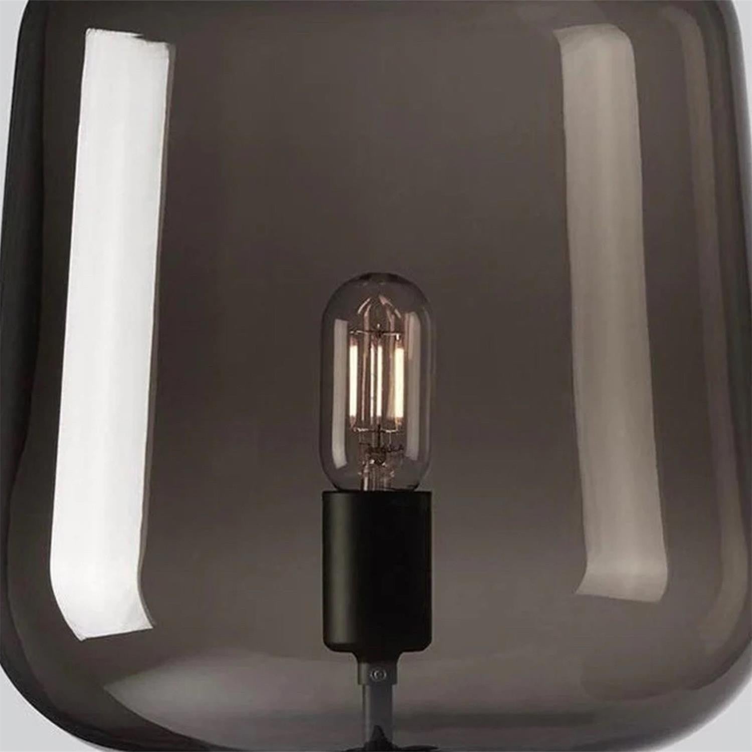 Noctra Glass Lantern Table Light, Bedside Table Lamp, detail 12
