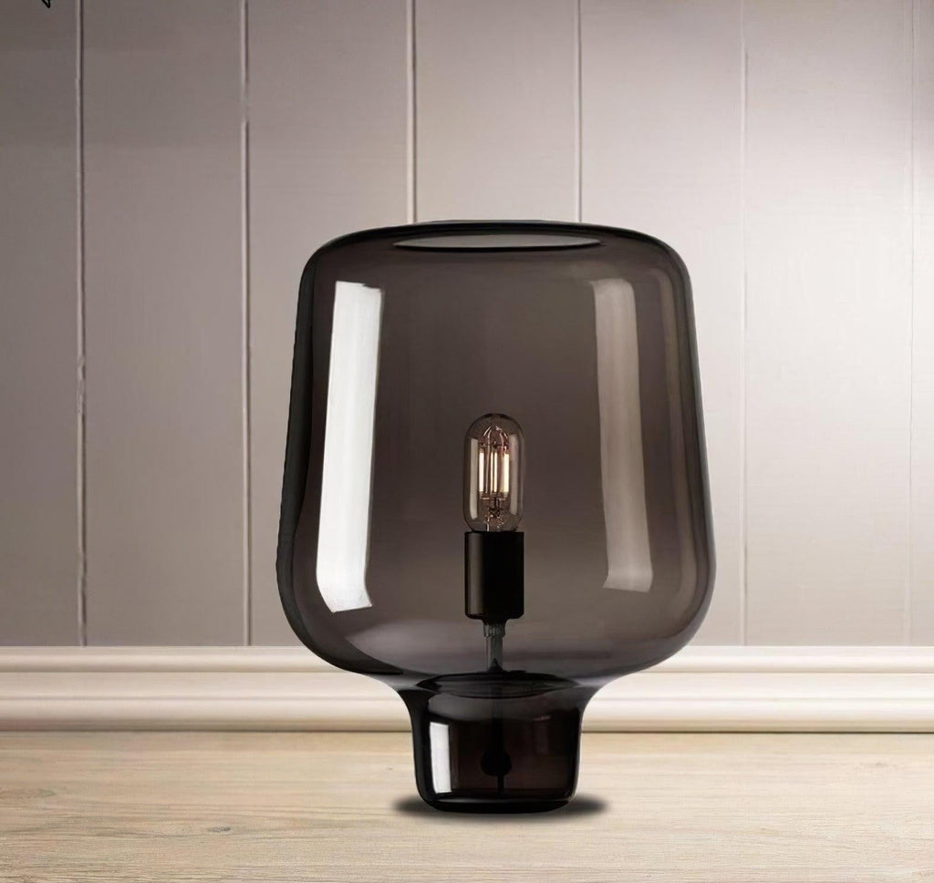 Noctra Glass Lantern Table Light, Bedside Table Lamp, detail 15