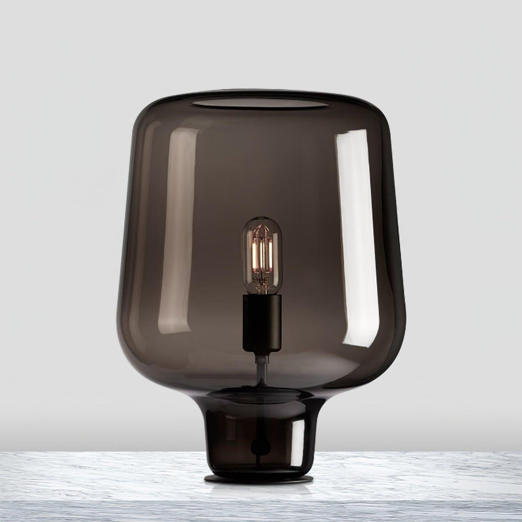 Noctra Glass Lantern Table Light, Bedside Table Lamp, detail 18