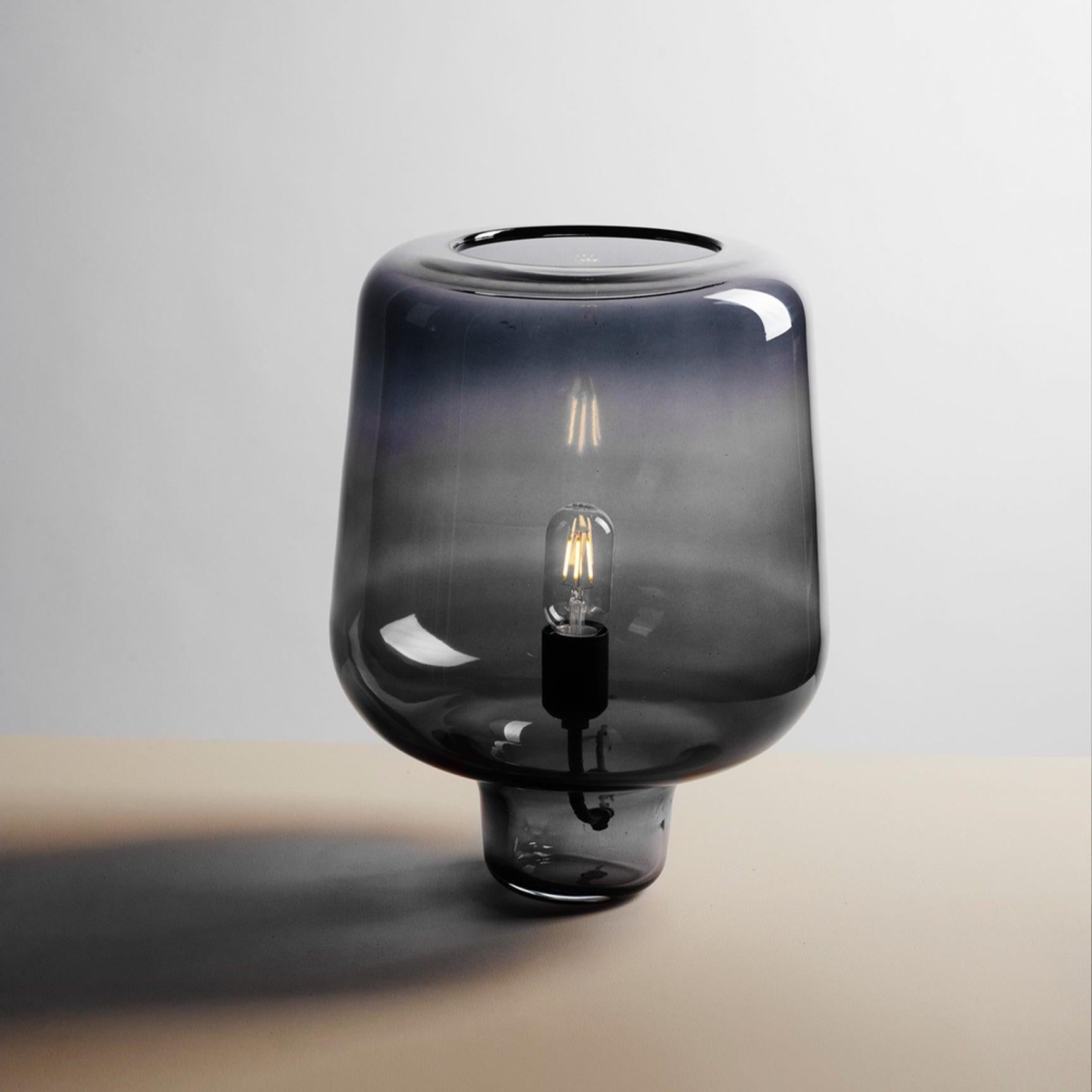 Noctra Glass Lantern Table Light, Bedside Table Lamp, detail 19