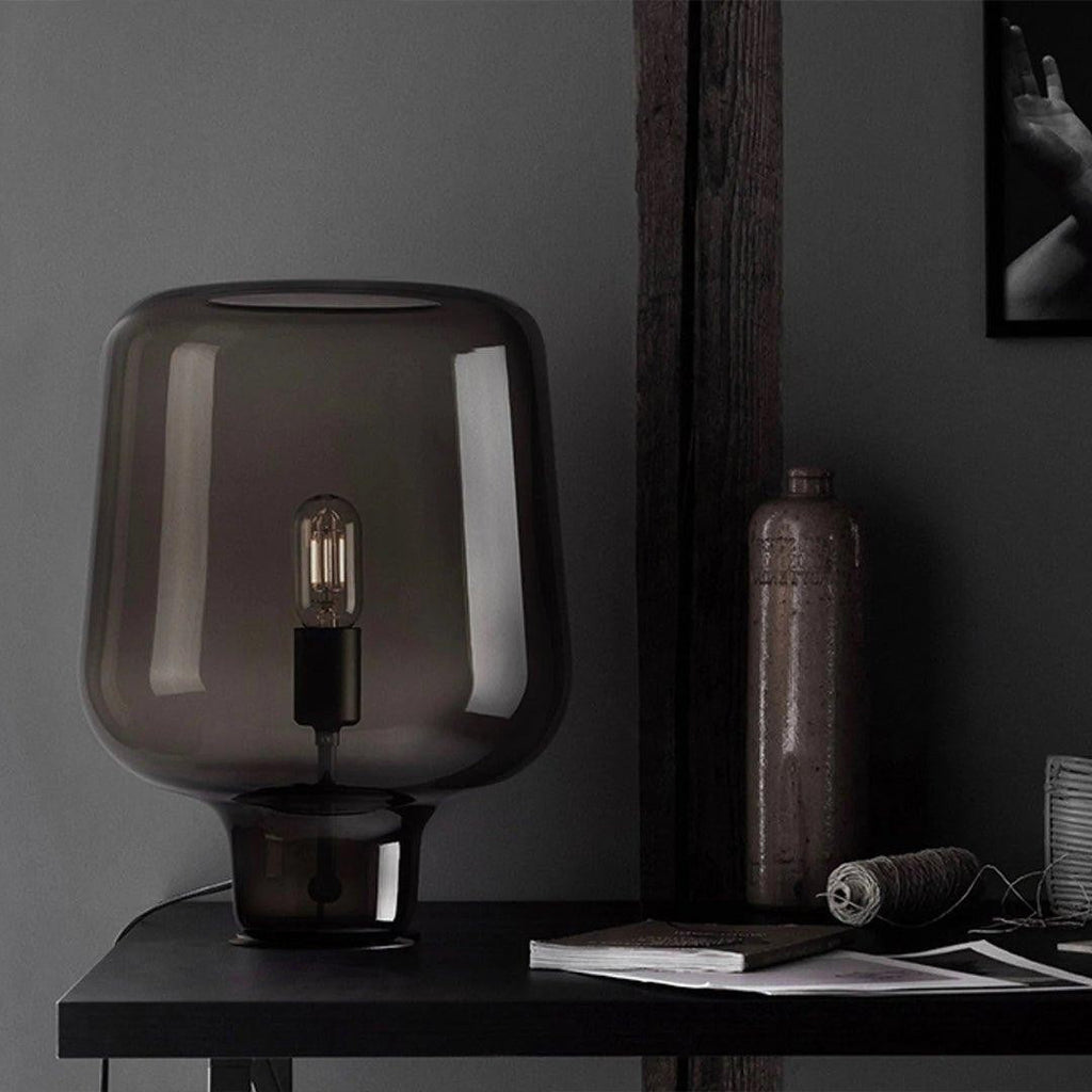 Noctra Glass Lantern Table Light, Bedside Table Lamp, detail 22