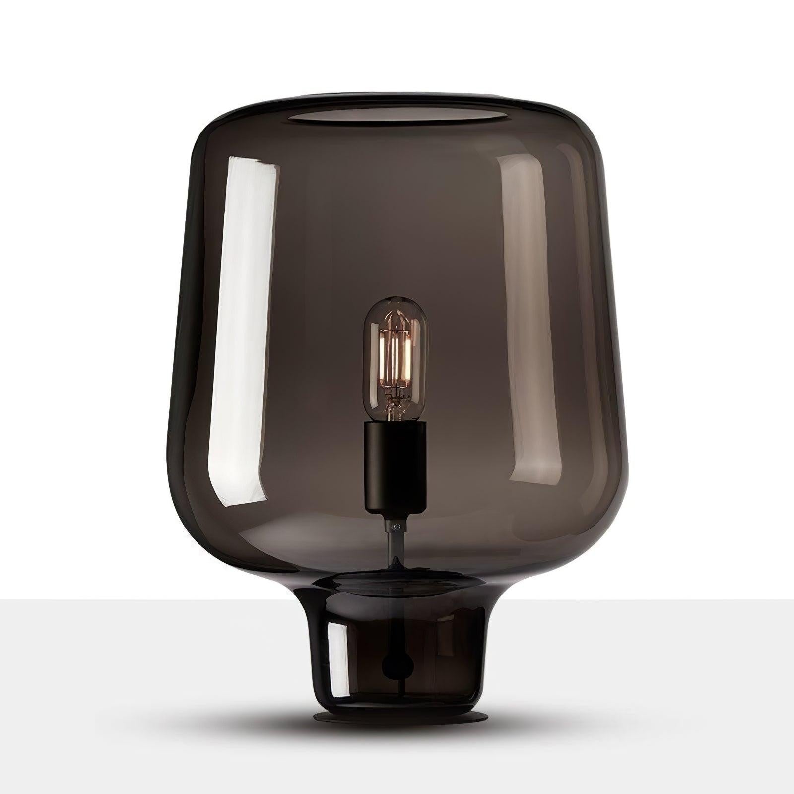 Noctra Glass Lantern Table Light, Bedside Table Lamp, detail 24