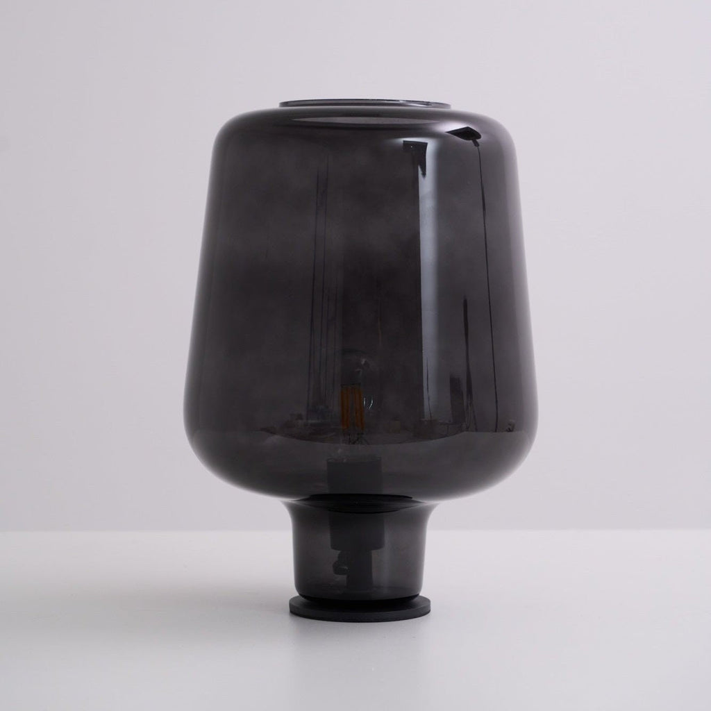 Noctra Glass Lantern Table Light, Bedside Table Lamp, detail 28